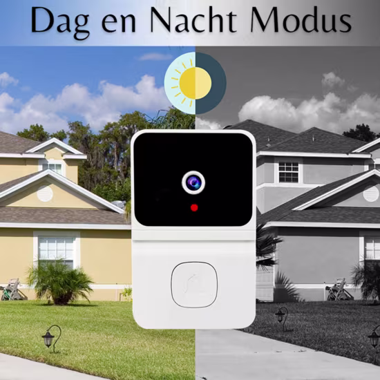 Smartlife Domotica Wifi Deurbel Camera Fisheye 1280P (wit) Smartlife Domotica Wifi Deurbel Camera Fisheye 1280P (wit)