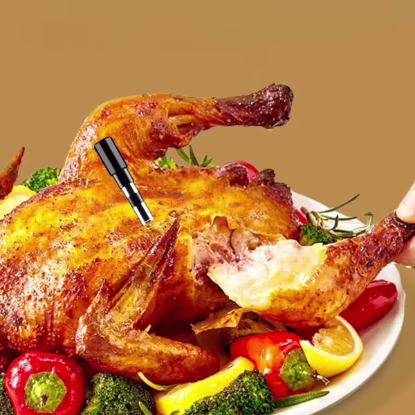 Smartlife Domotica Draadloze BBQ Thermometer Grijs 150 Meter