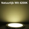 HLW LED LED Downlight Opbouw Rond Hoog 10W - Natuurlijk Wit 4200K - Mat Wit Aluminium Ø140mm
