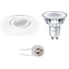 LED Inbouwspot 4,6W GU10 2700K 355lm Kantelbaar 95mm Lichtbronnen