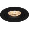 HLW LED Dimbare 6W LED Spot Set - Kantelbare Ronde Inbouwspot Mat Zwart GU10