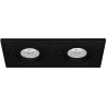 HLW LED LED Spot Set 6W - Dimbare Kantelbare Inbouwspot Mat Zwart - Natuurlijk Wit