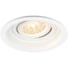 HLW LED LED Spot Set 4W - Kantelbare Ronde Inbouwspot Mat Wit, Warm Wit 3000K, GU10 Fitting