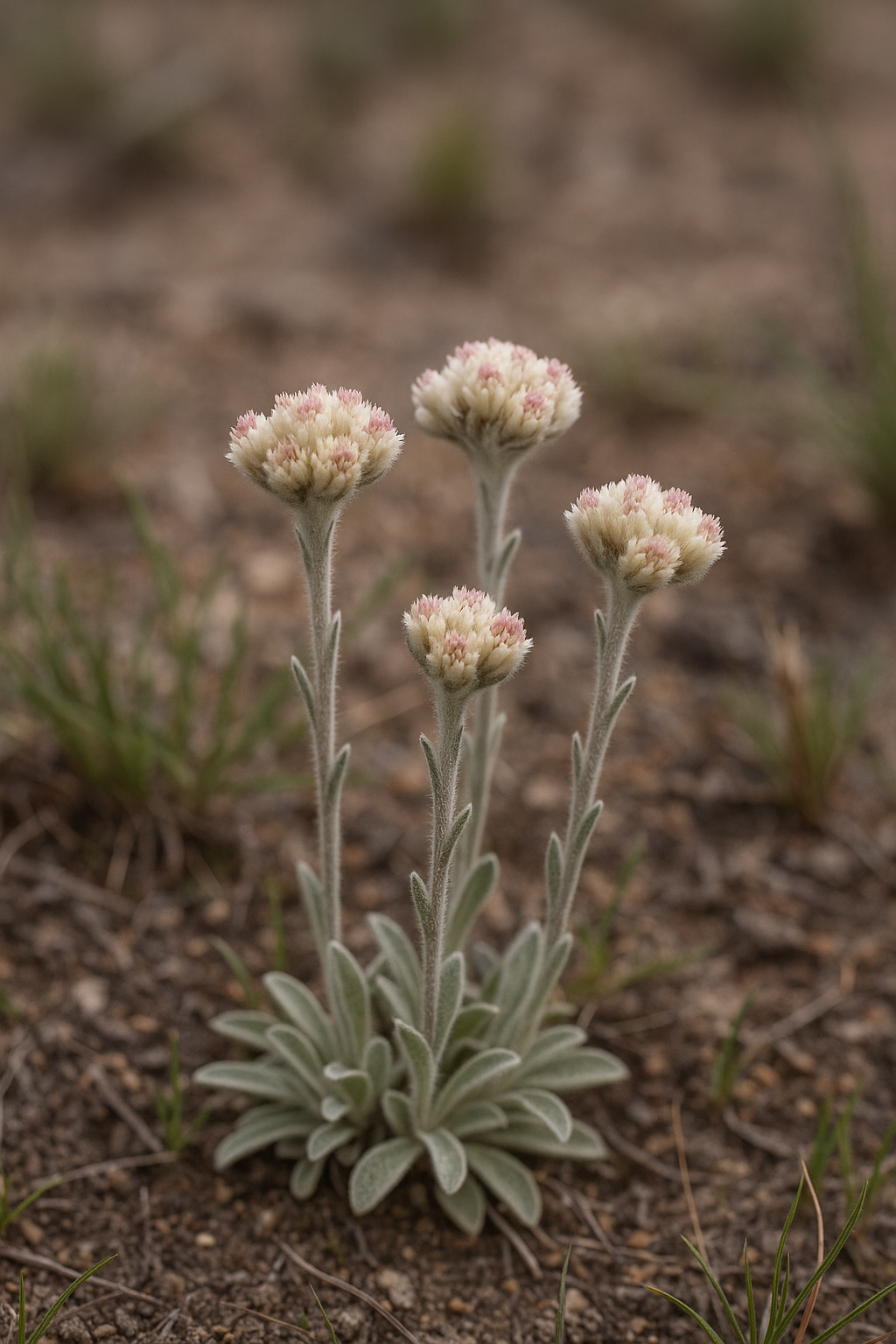 Antennaria tansleyi field-guide illustration