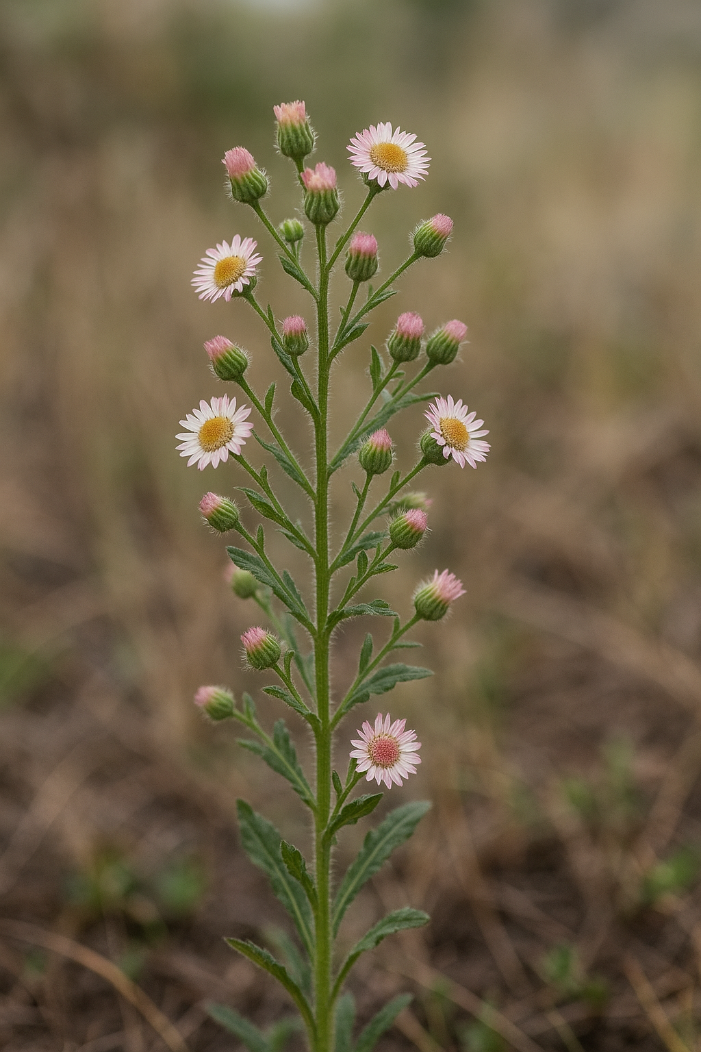 Conyza subspathulata field-guide illustration
