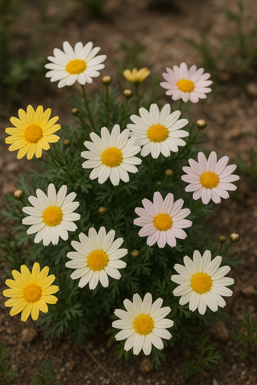 dill daisy field-guide illustration