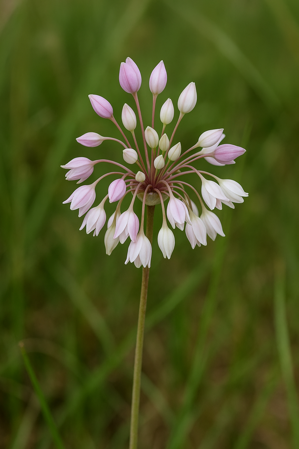 field garlic field-guide illustration