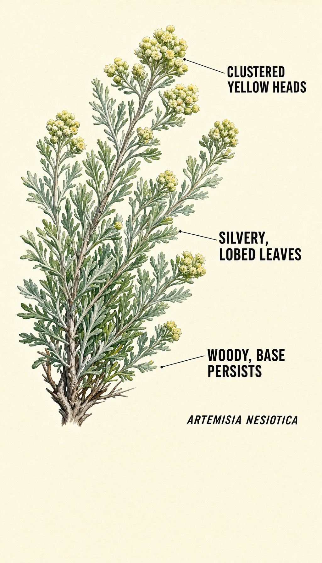 island sagebrush field-guide illustration