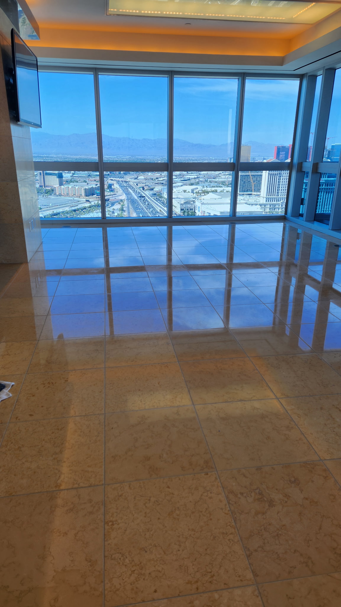 Marble Floor – Las Vegas High-Rise