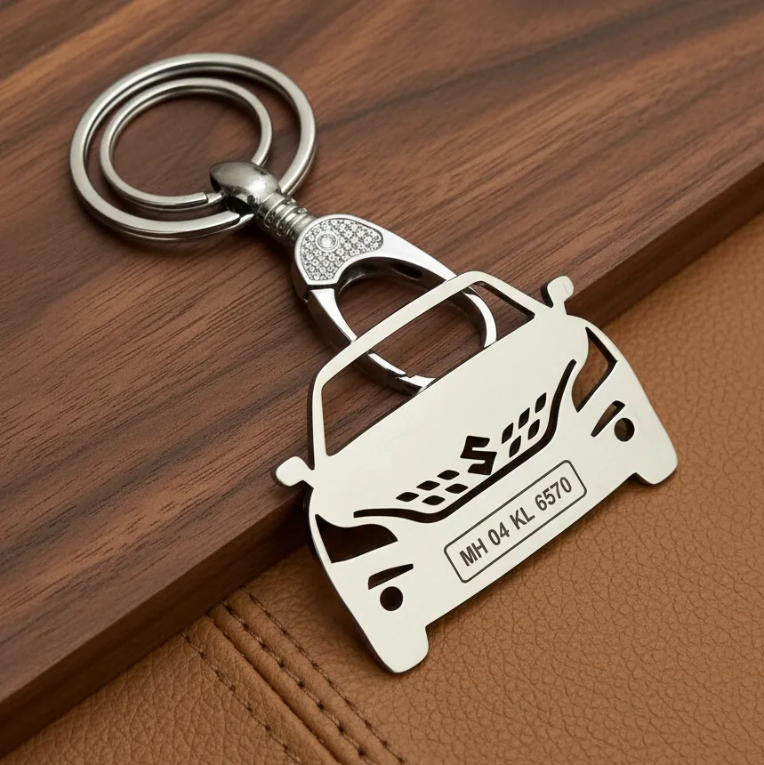 Personalised Car Keychain