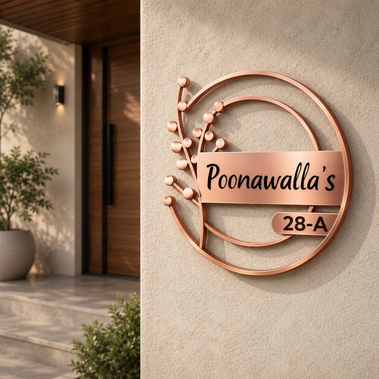 Flora Nest Name Plate