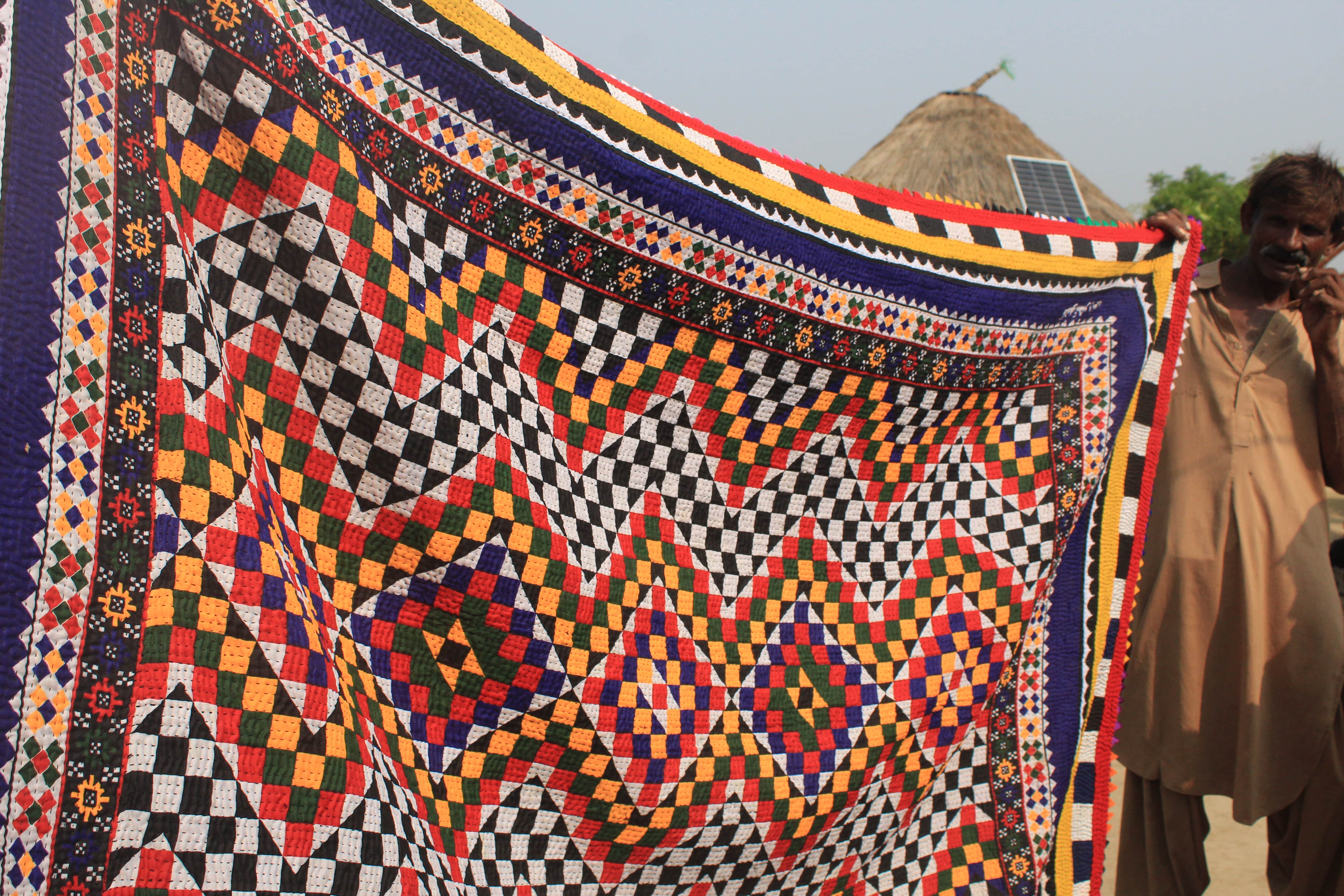 A Ralli, a traditional quilt made in Sindh.