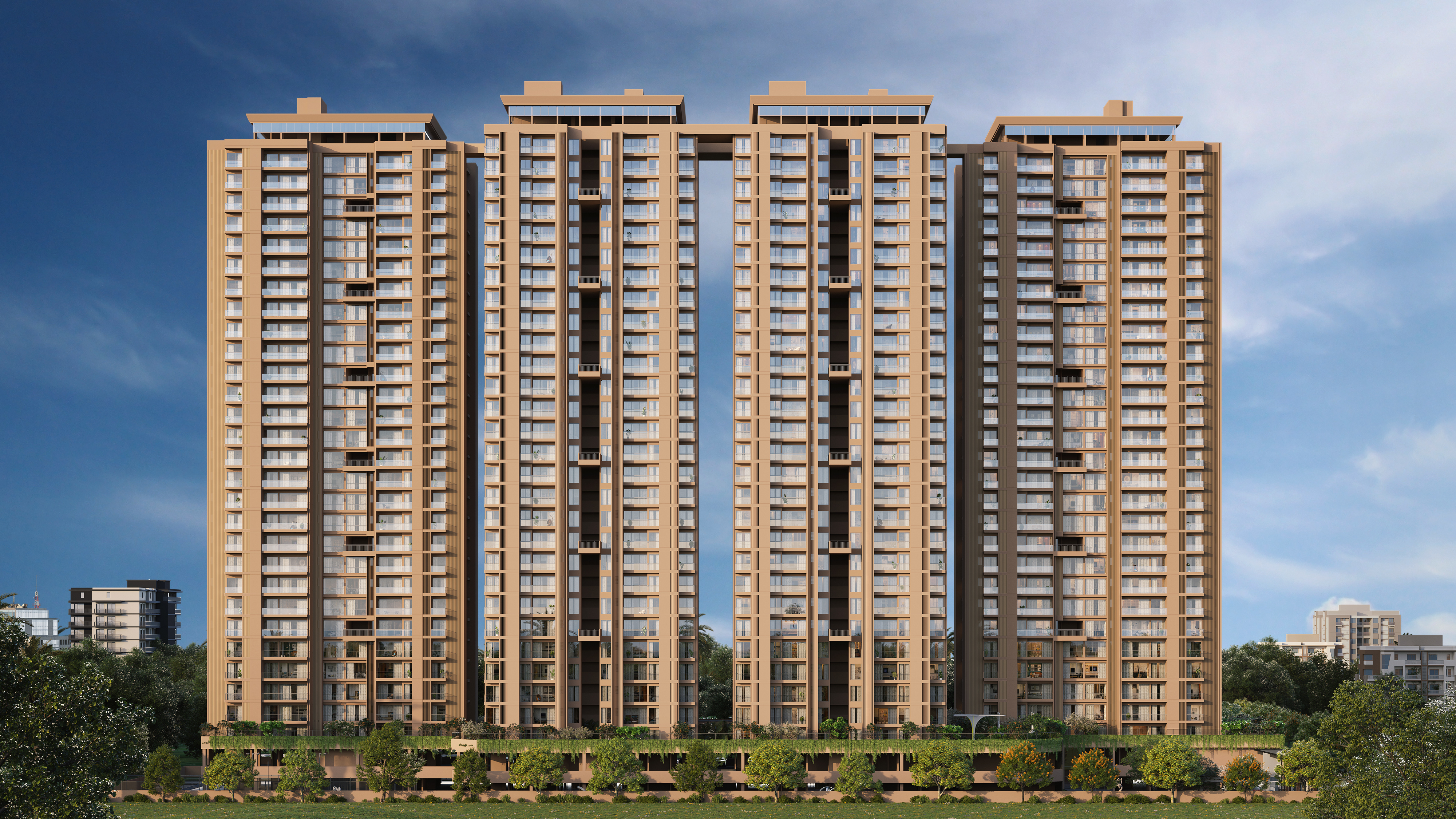 Magnus luxury tower exterior view