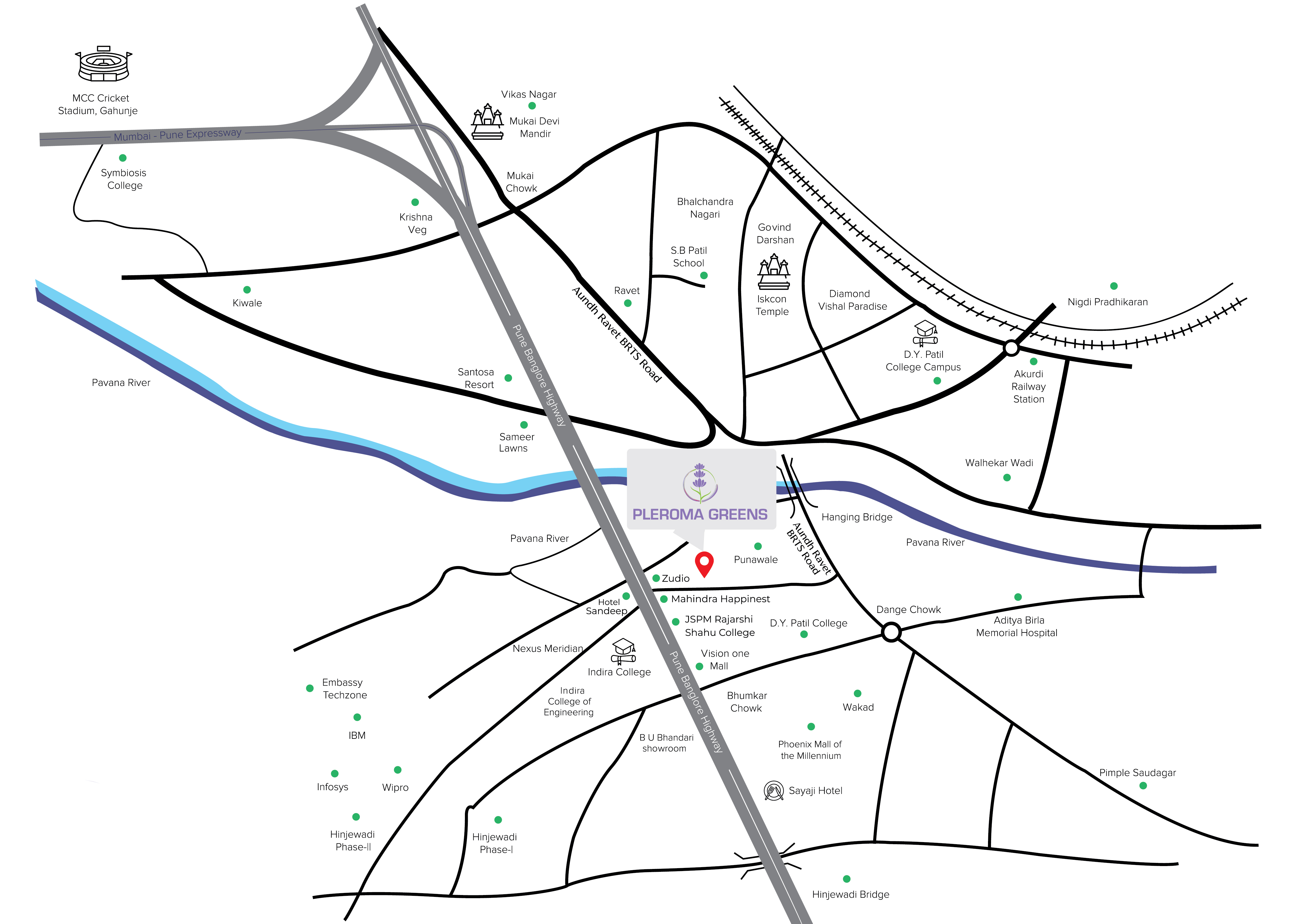 Pleroma Greens Location