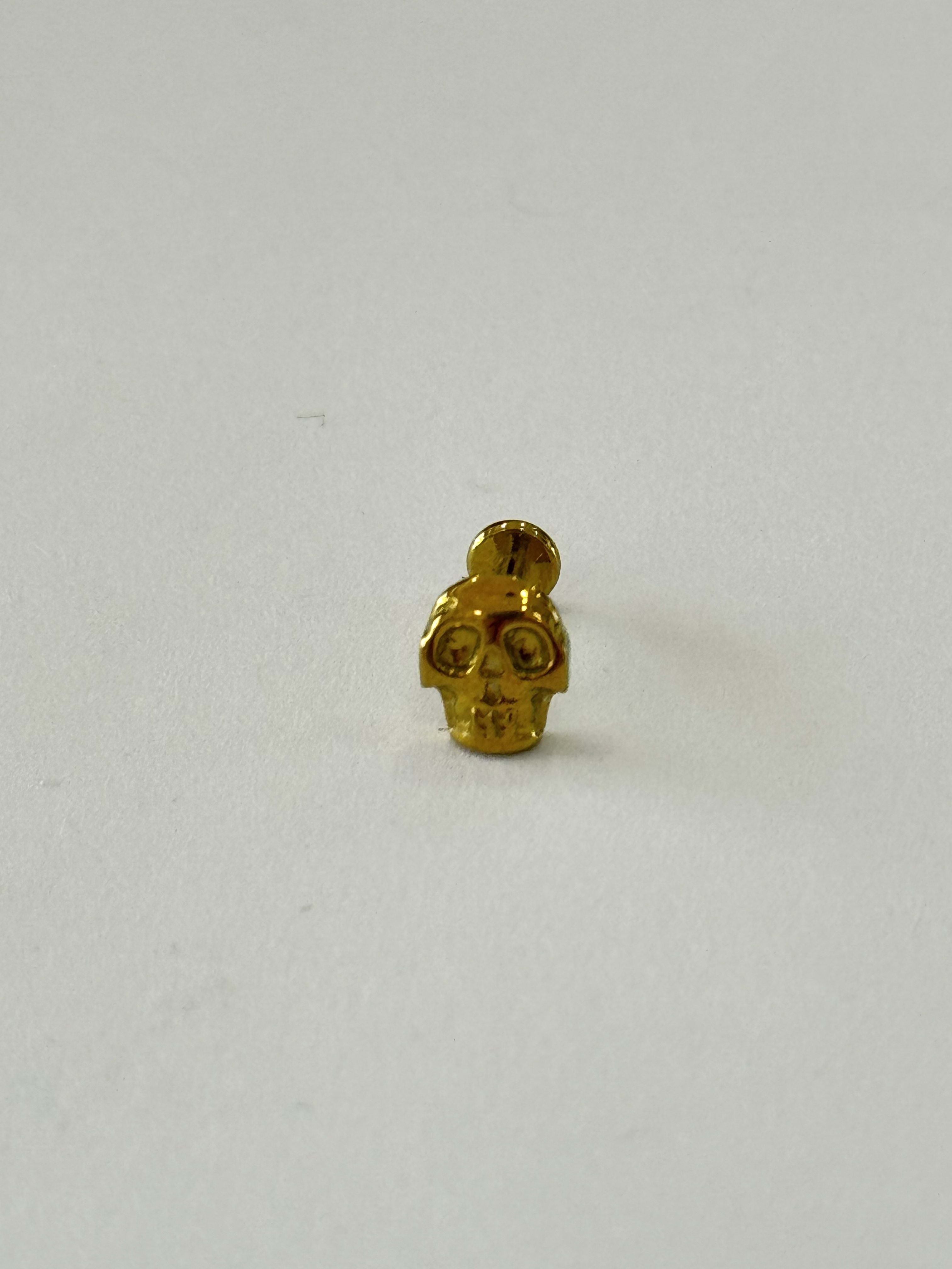 Labret Calavera Dorada