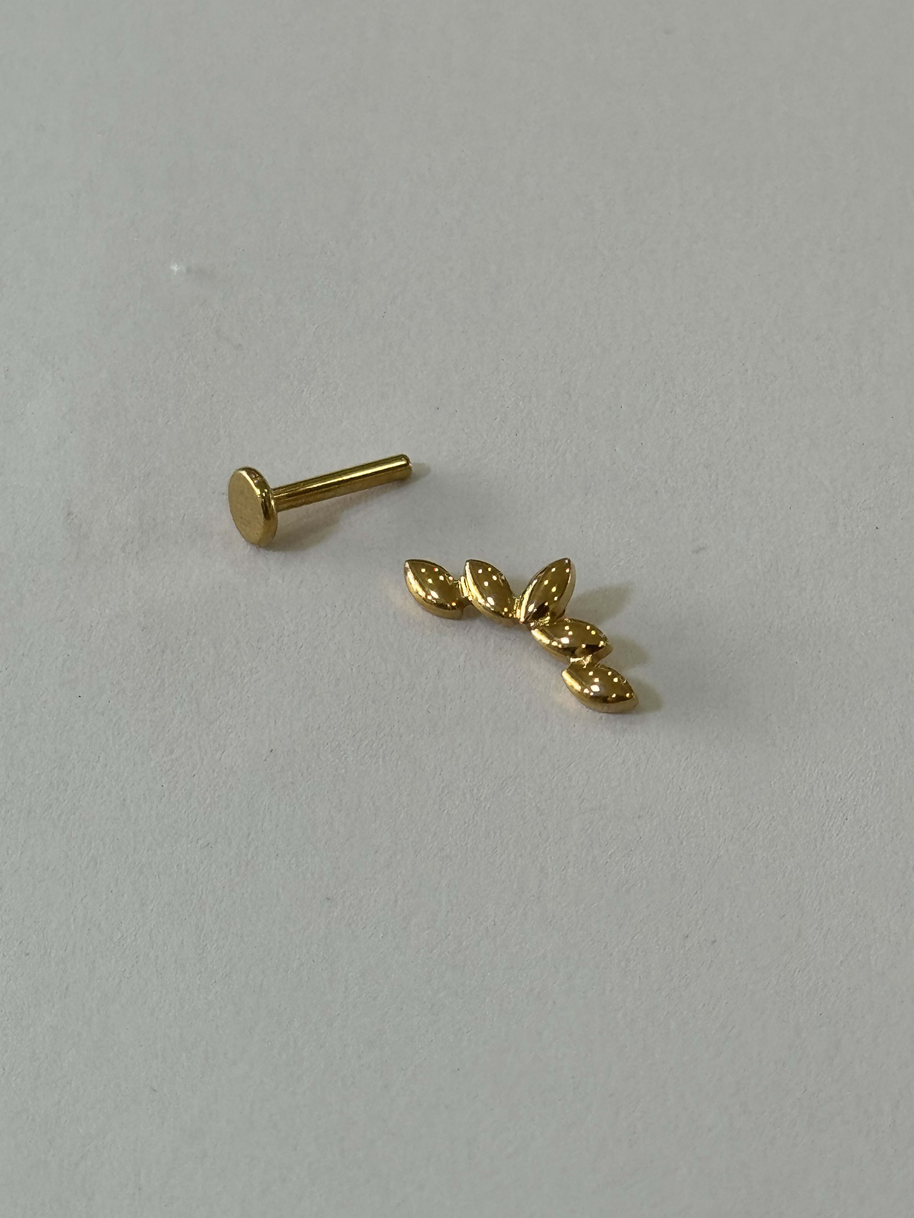 Labret Olivo Dorado