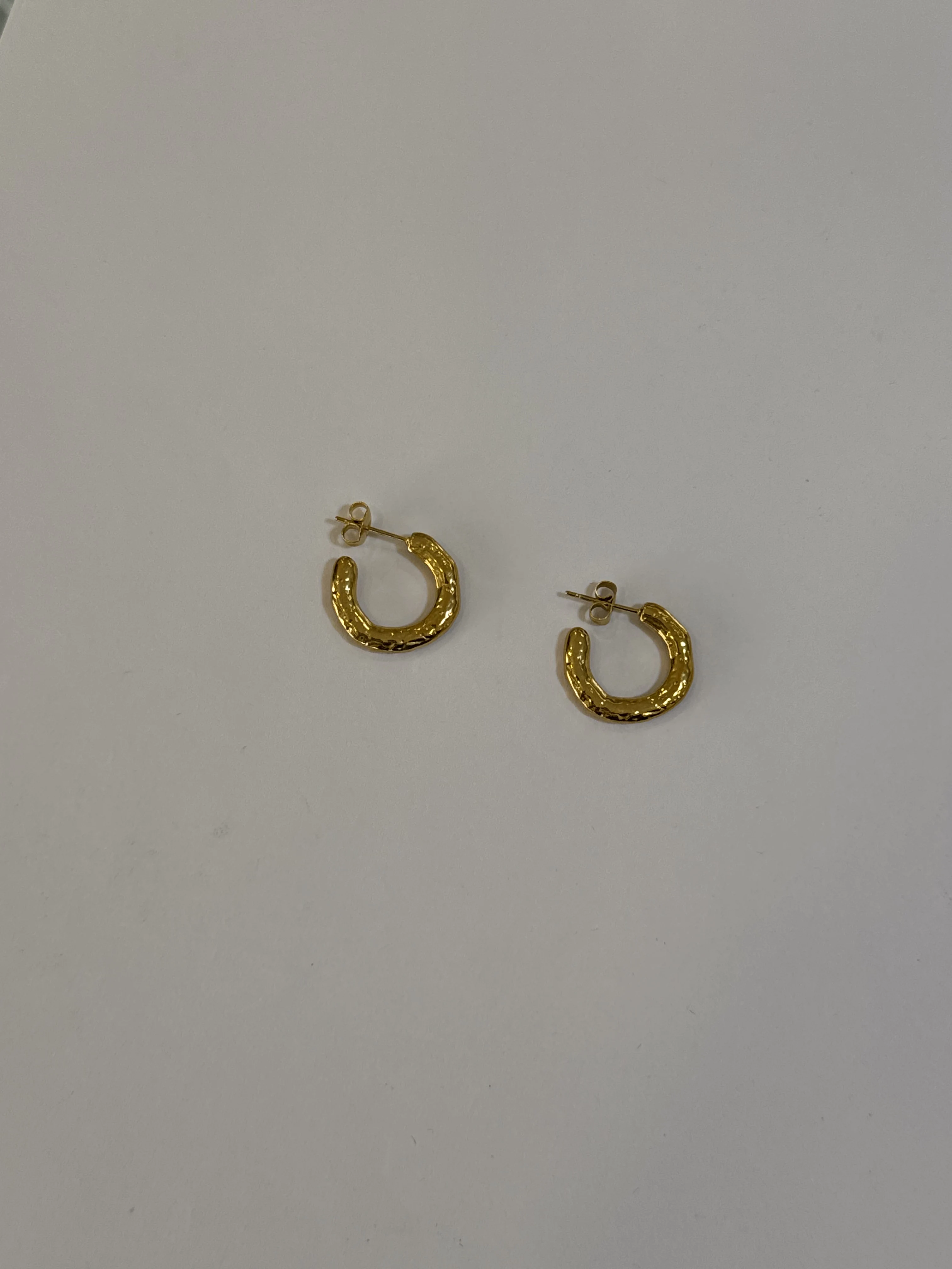 Aretes Acero Inoxidable 18k - 112