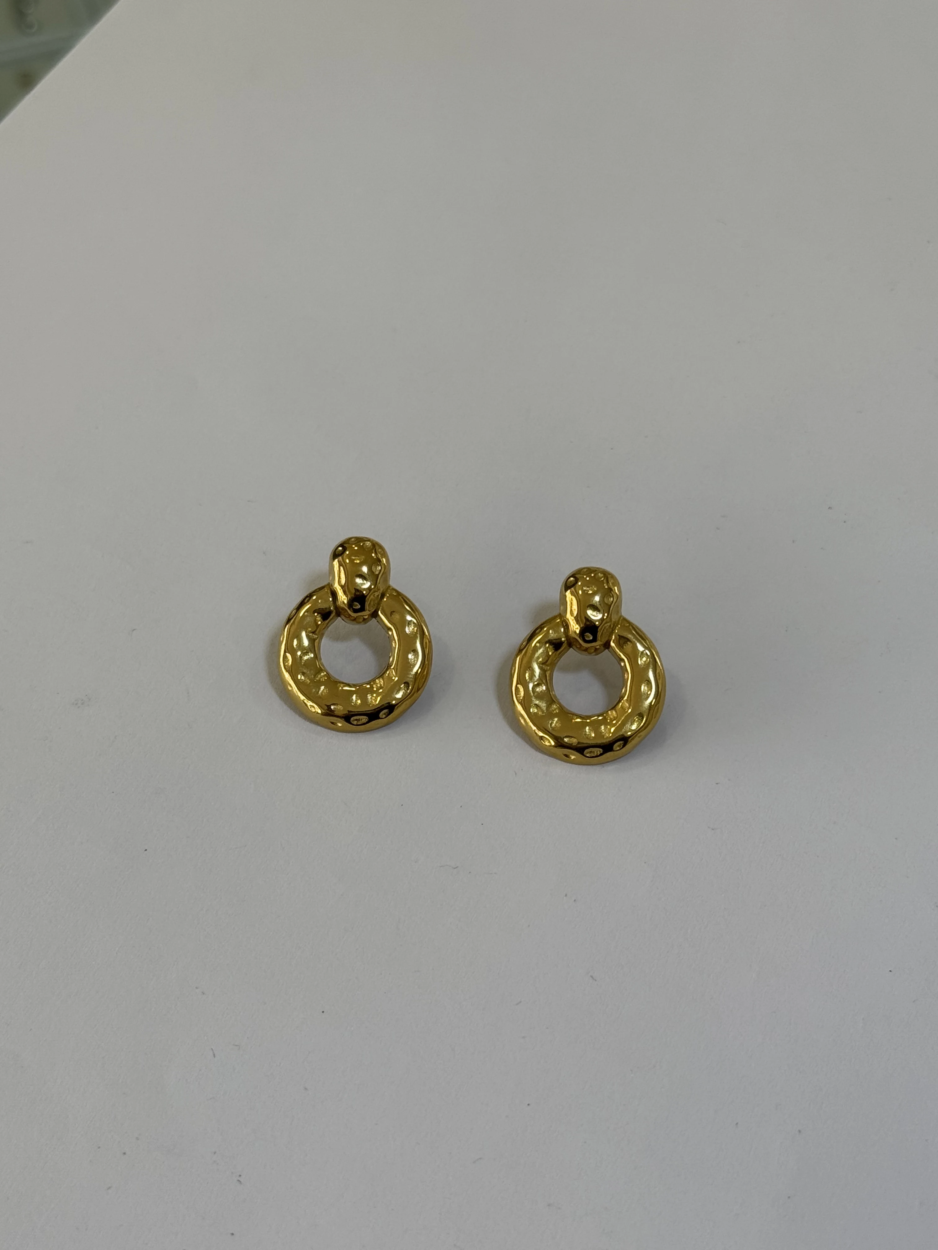 Aretes Acero Inoxidable 18k - 106