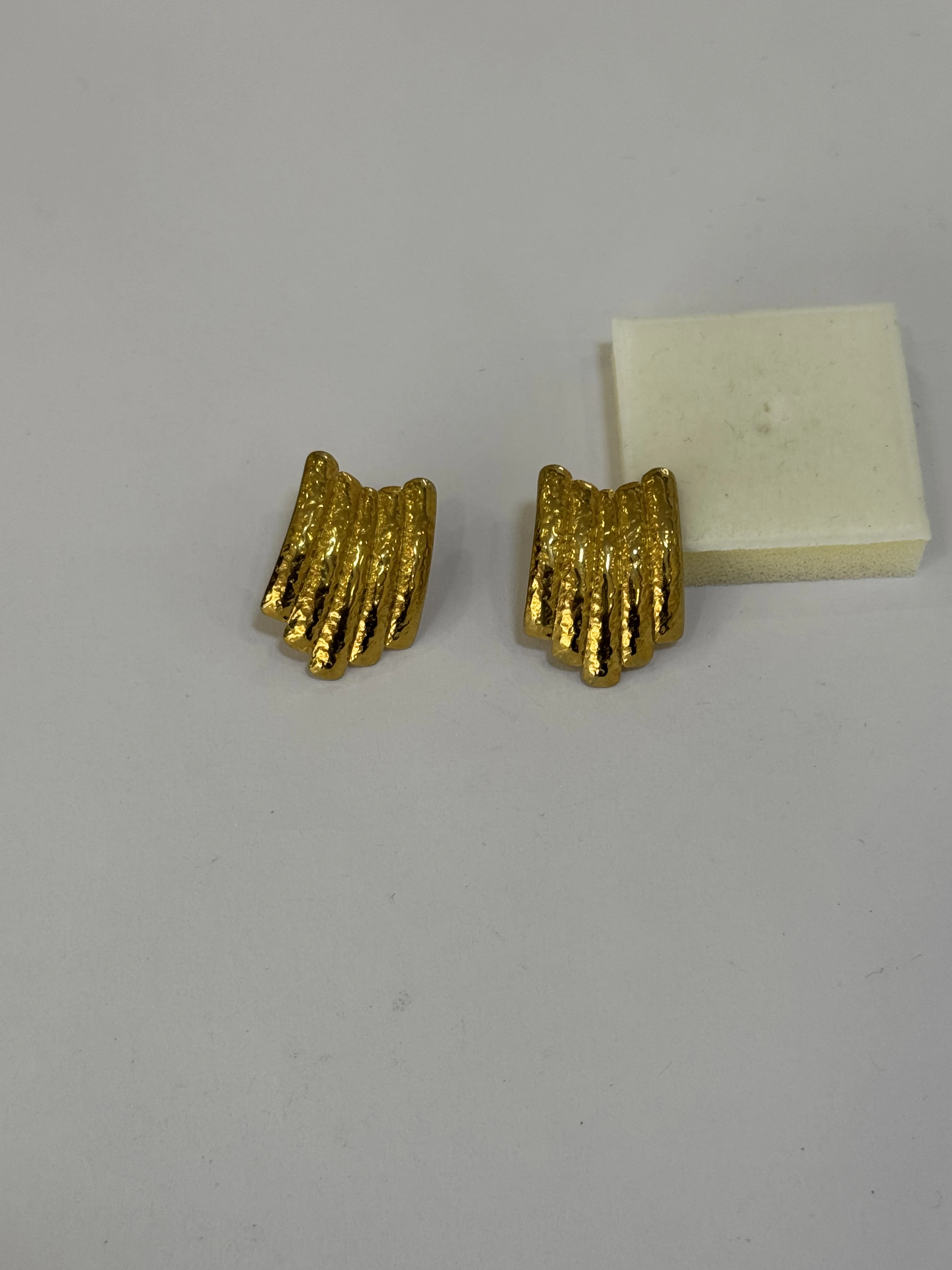 Aretes Acero Inoxidable 18k - 102