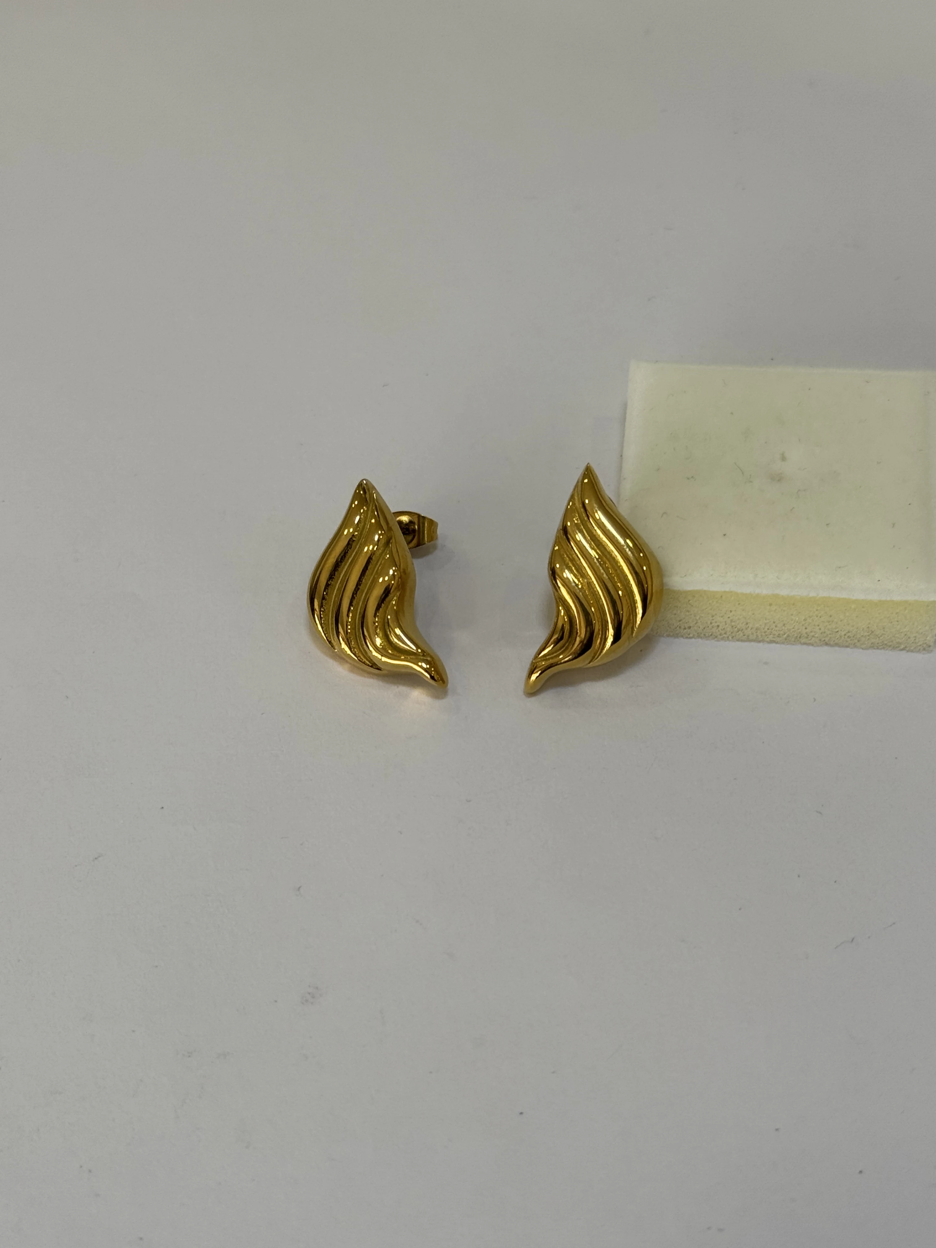 Aretes Acero Inoxidable 18k - 99