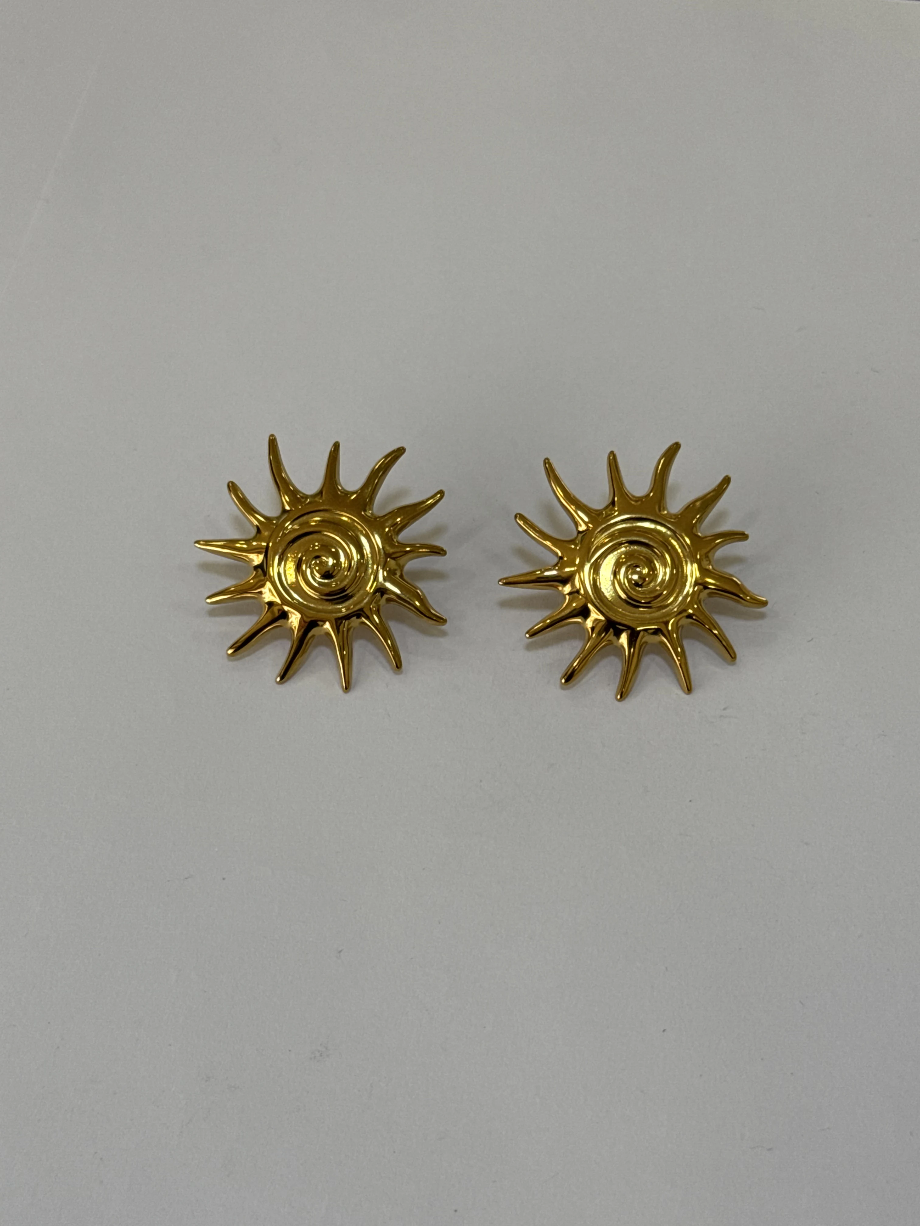 Aretes Acero Inoxidable 18k - 94