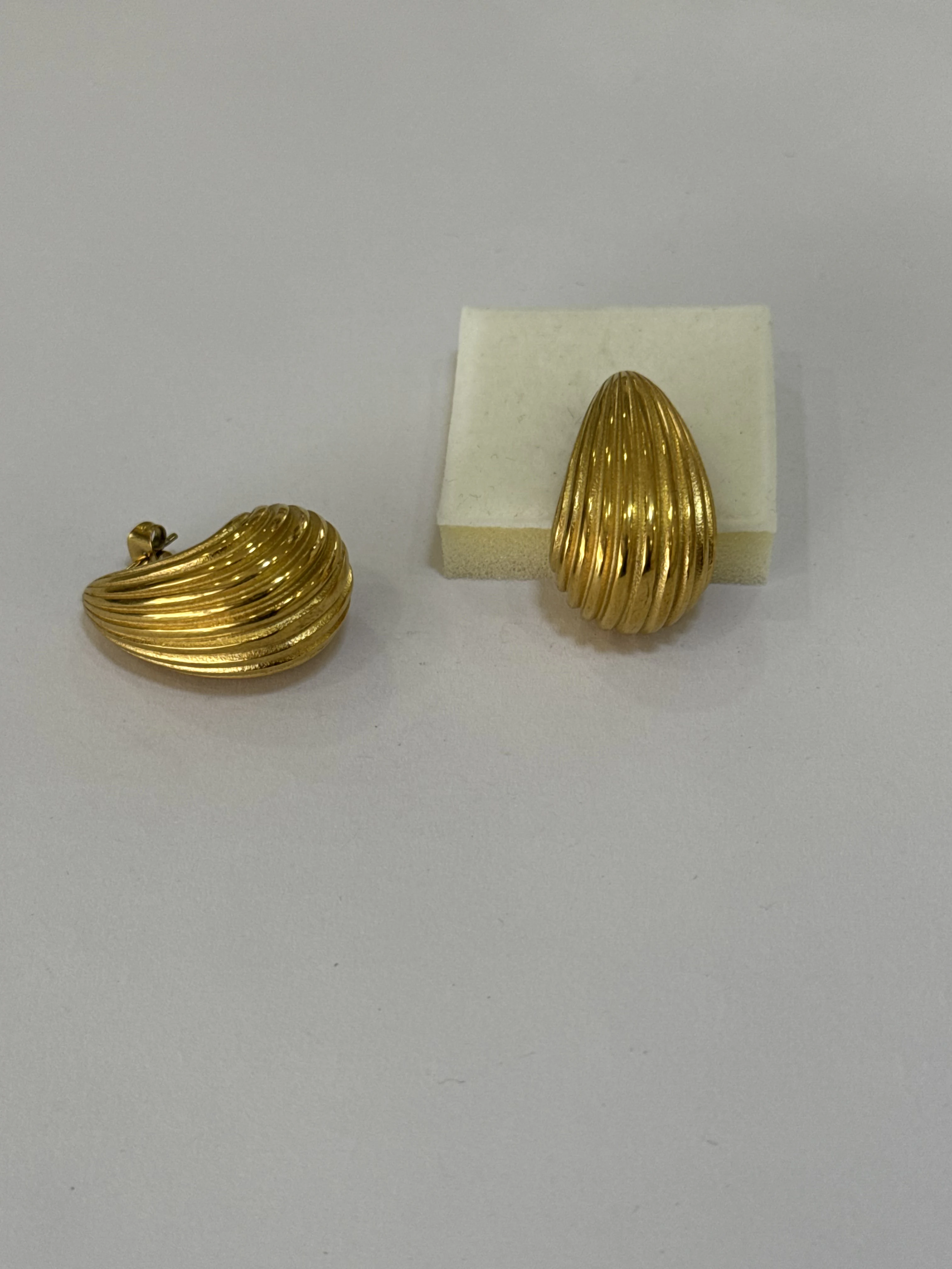 Aretes Acero Inoxidable 18k - 88