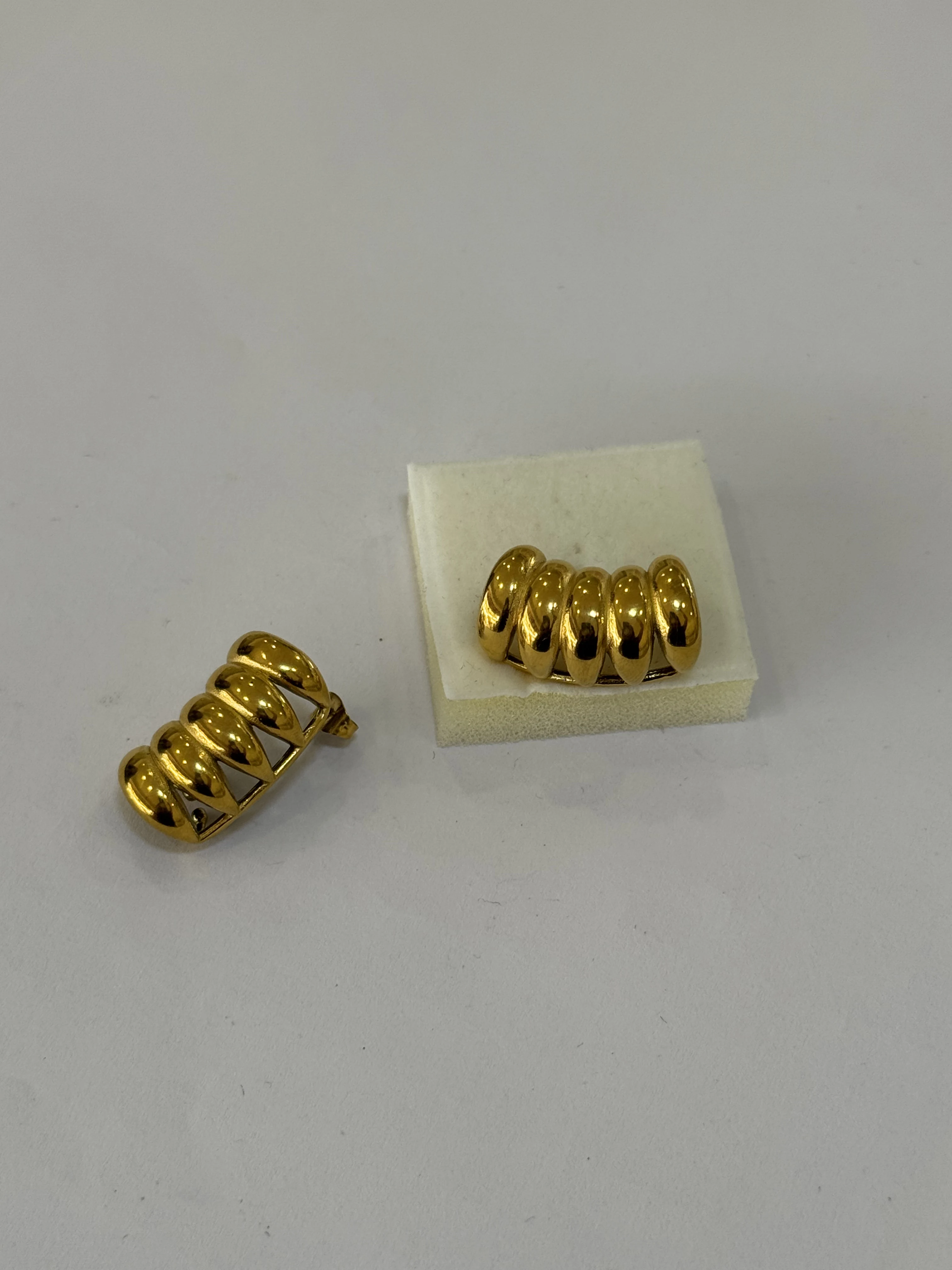 Aretes Acero Inoxidable 18k - 83