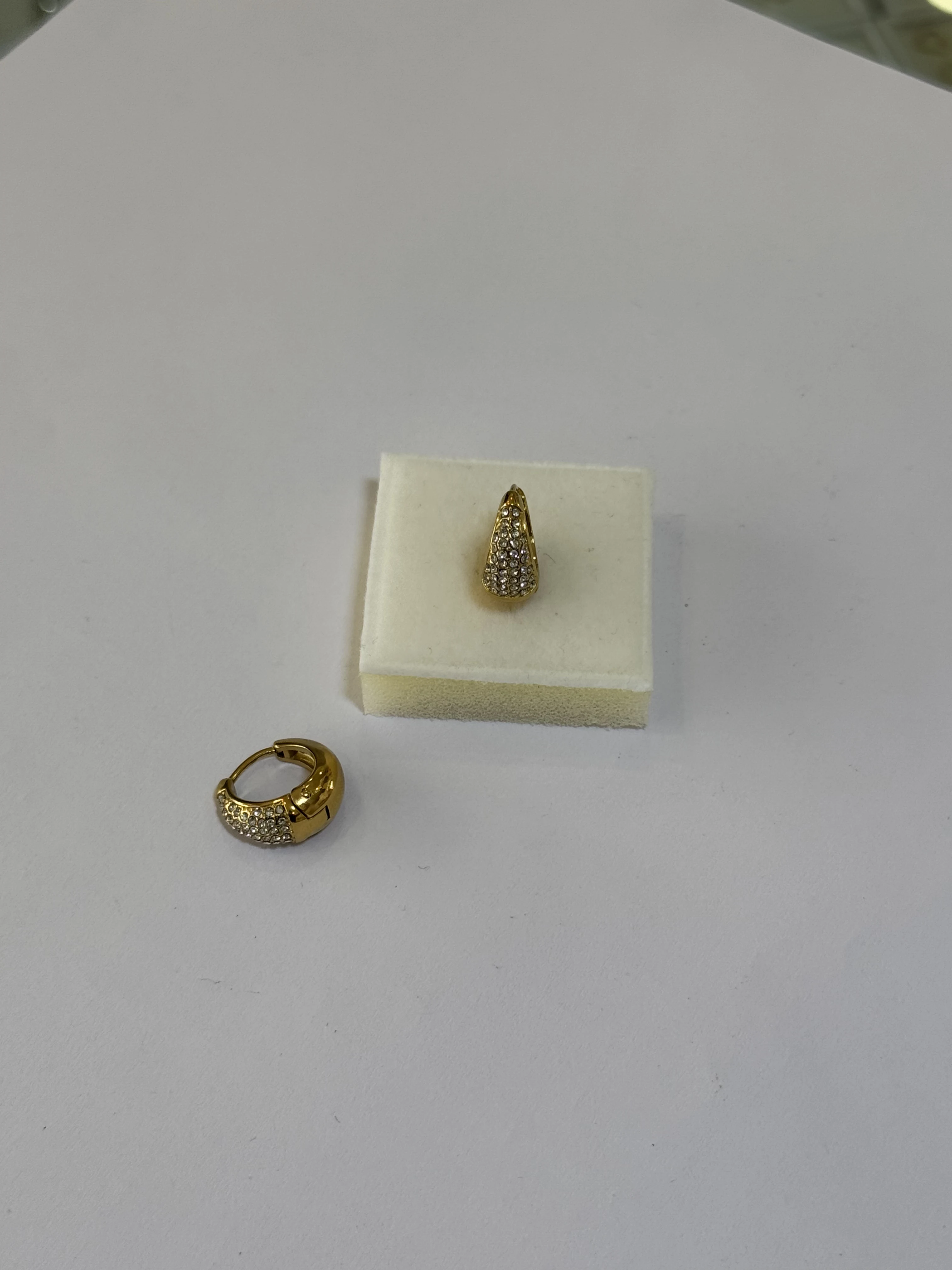 Aretes Acero Inoxidable 18k - 82