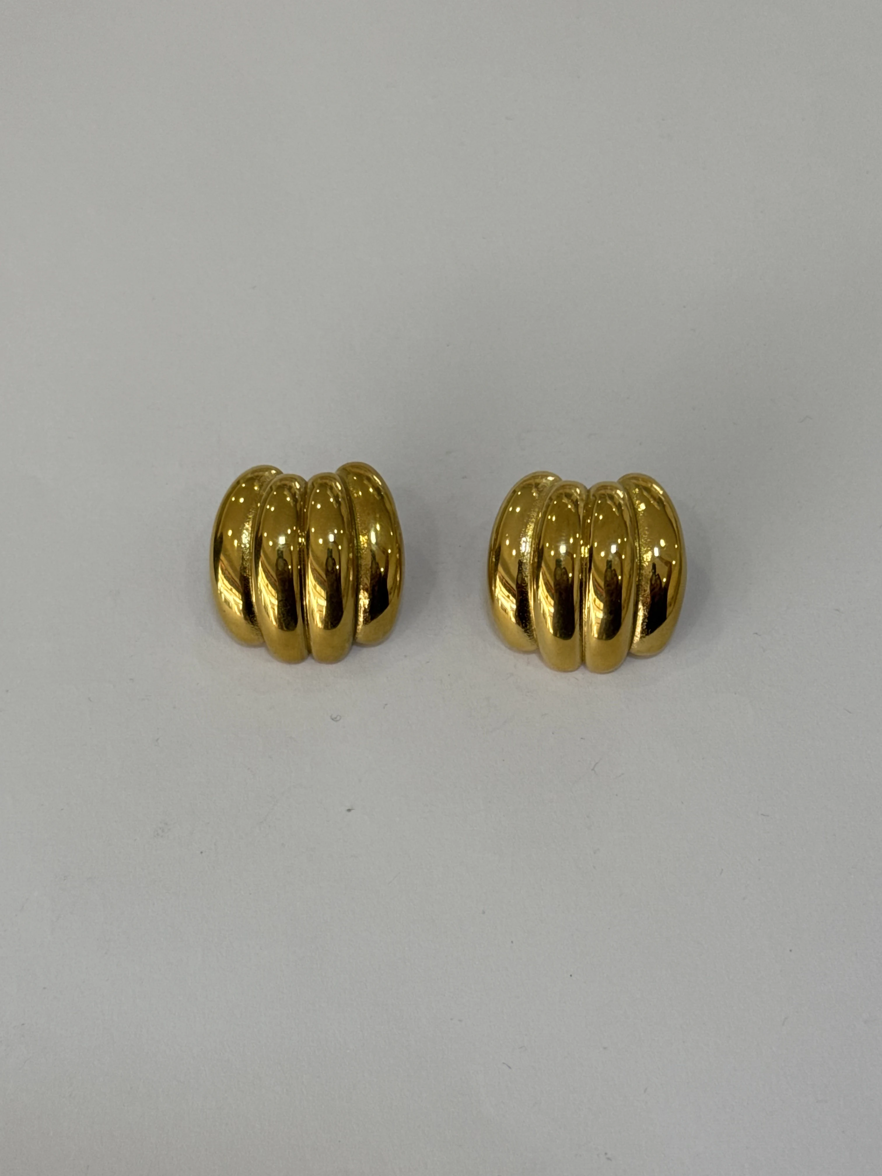 Aretes Acero Inoxidable 18k - 77