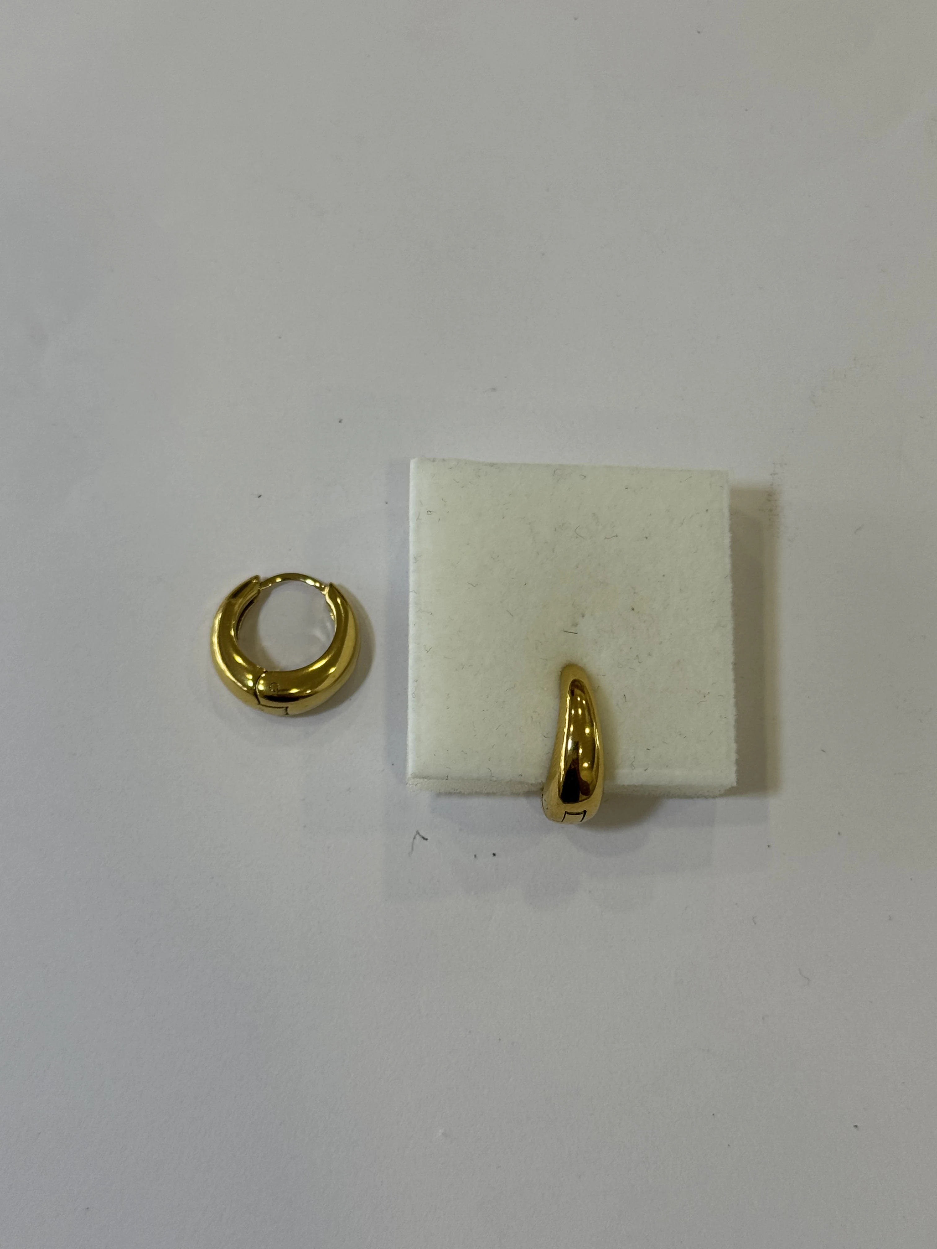 Aretes Acero Inoxidable 18k - 70