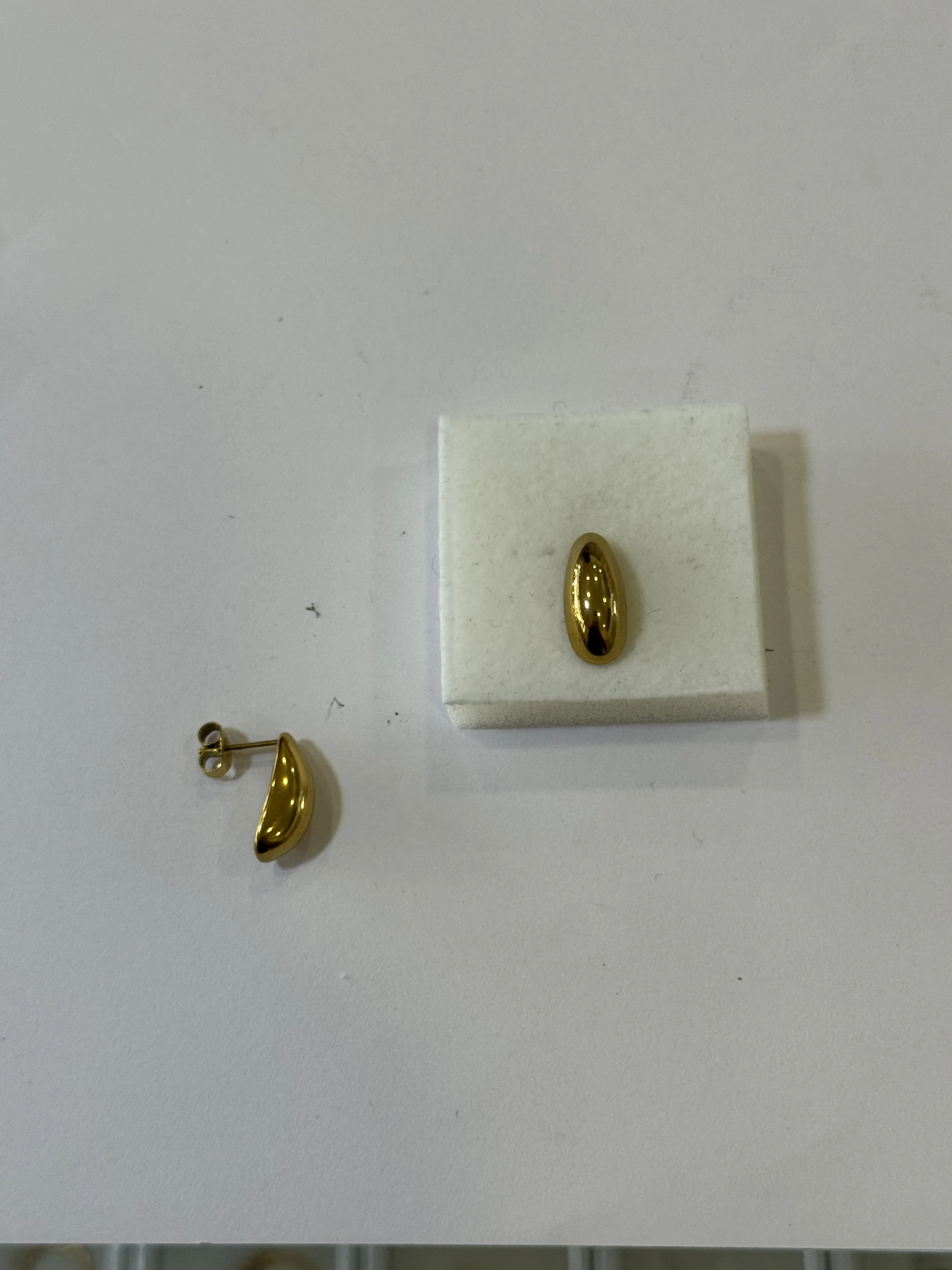 Aretes Acero Inoxidable 18k - 69