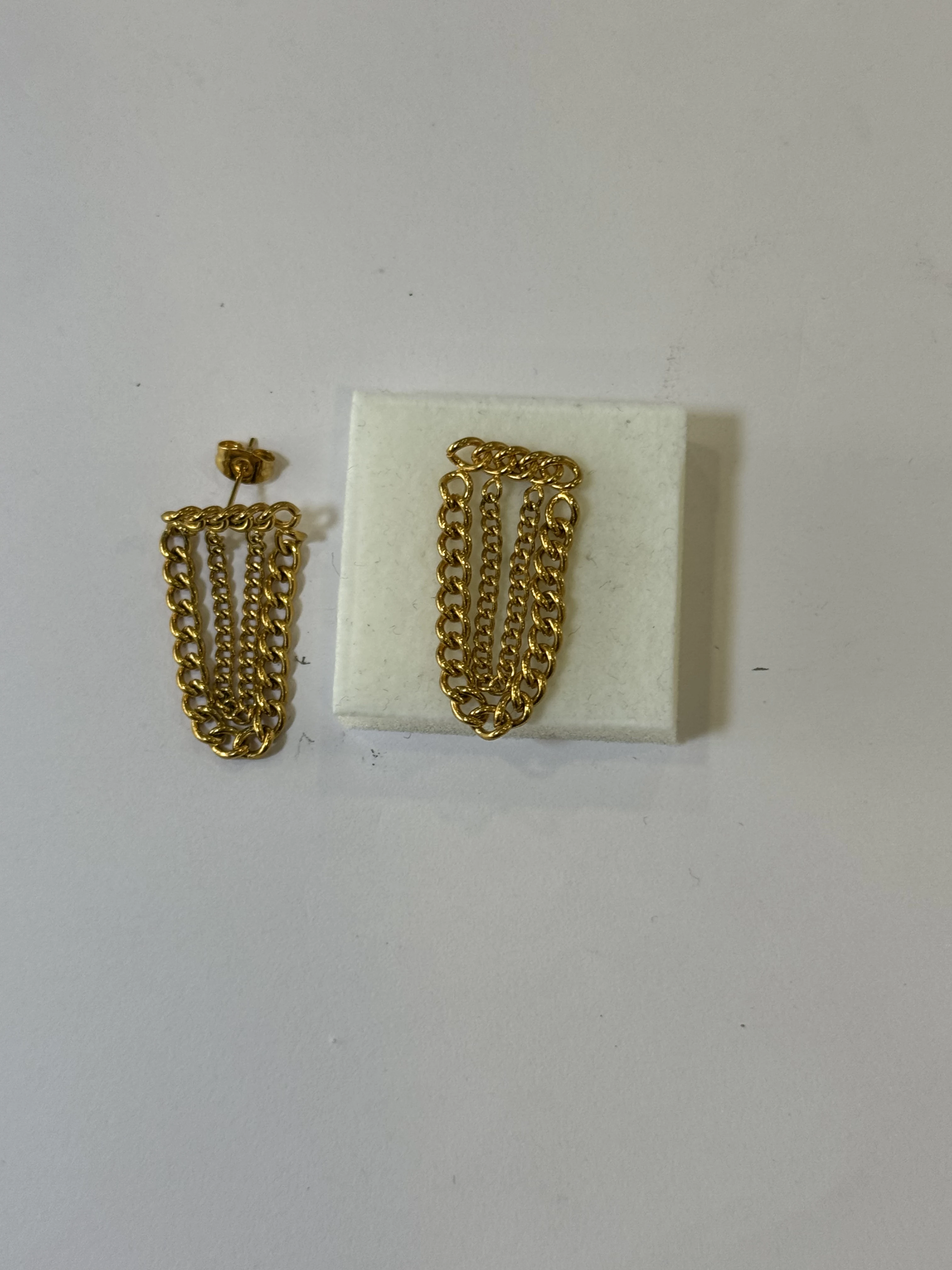 Aretes Acero Inoxidable 18k - 67