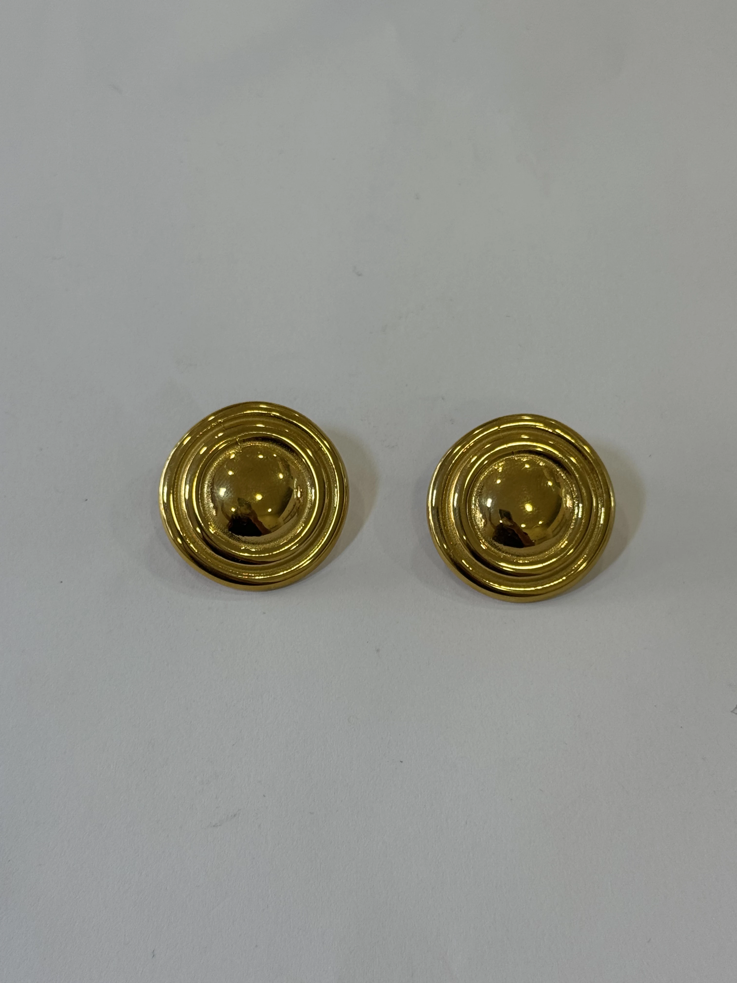 Aretes Acero Inoxidable 18k - 65