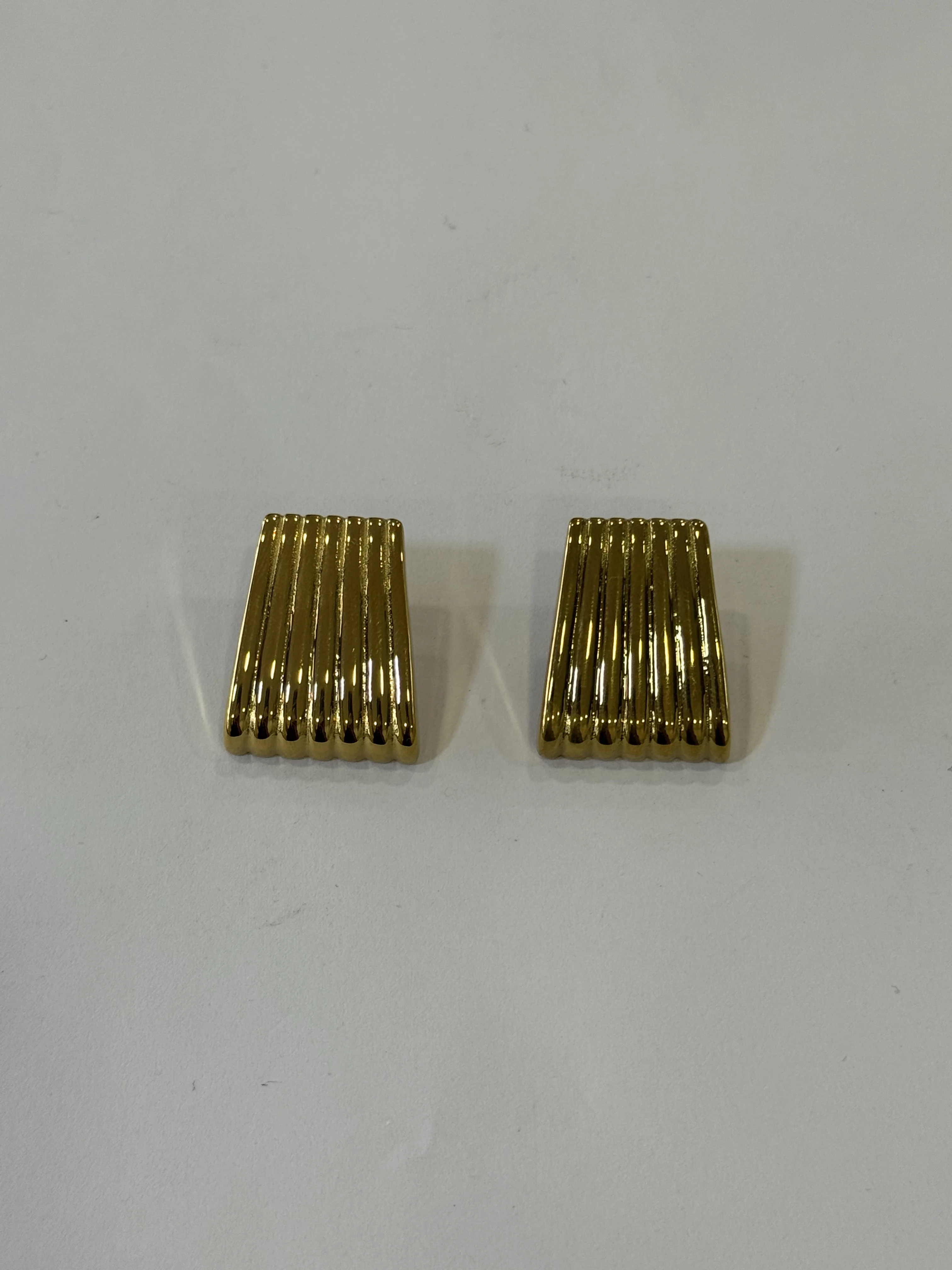 Aretes Acero Inoxidable 18k - 59