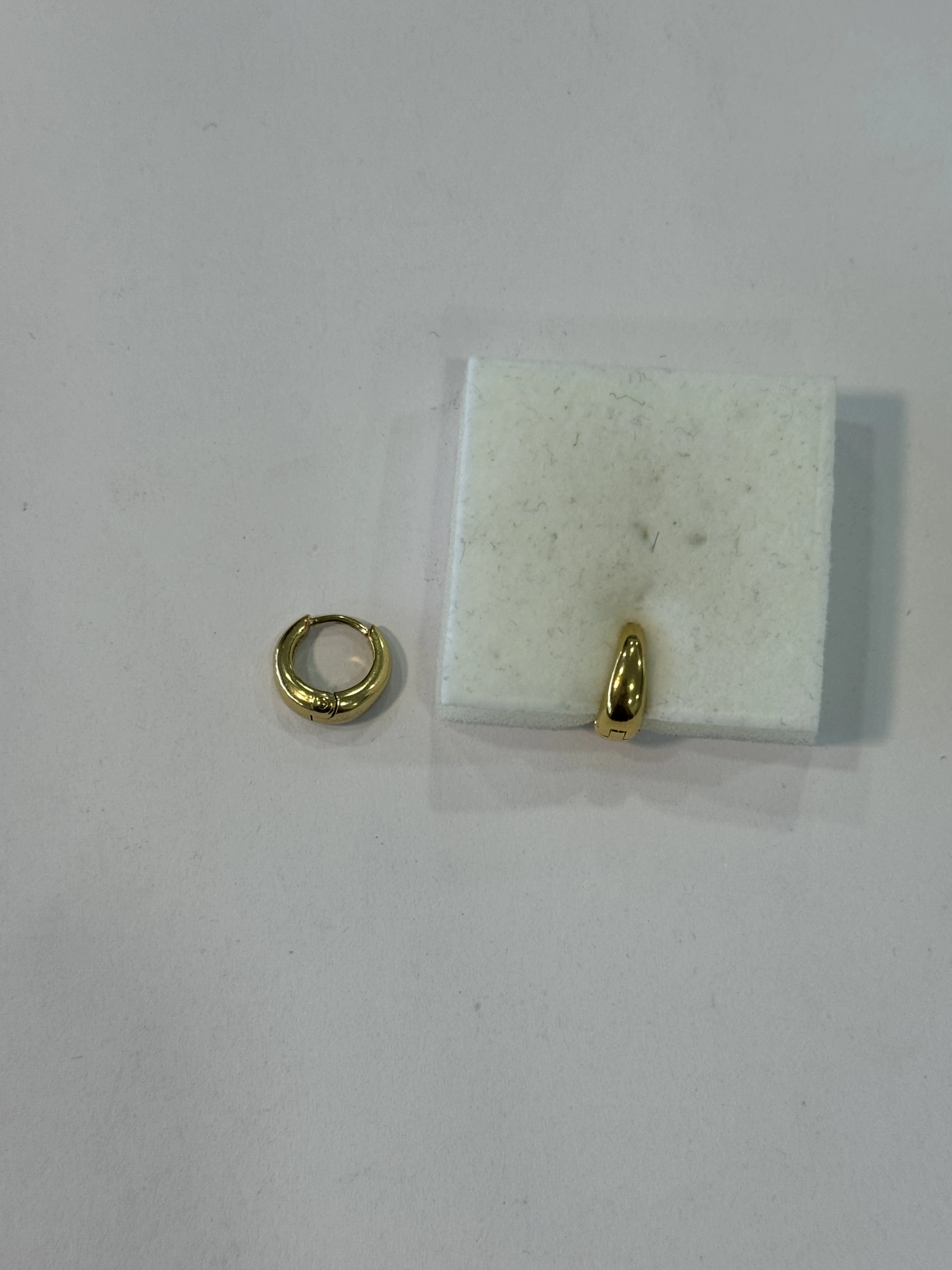 Aretes Acero Inoxidable 18k - 49