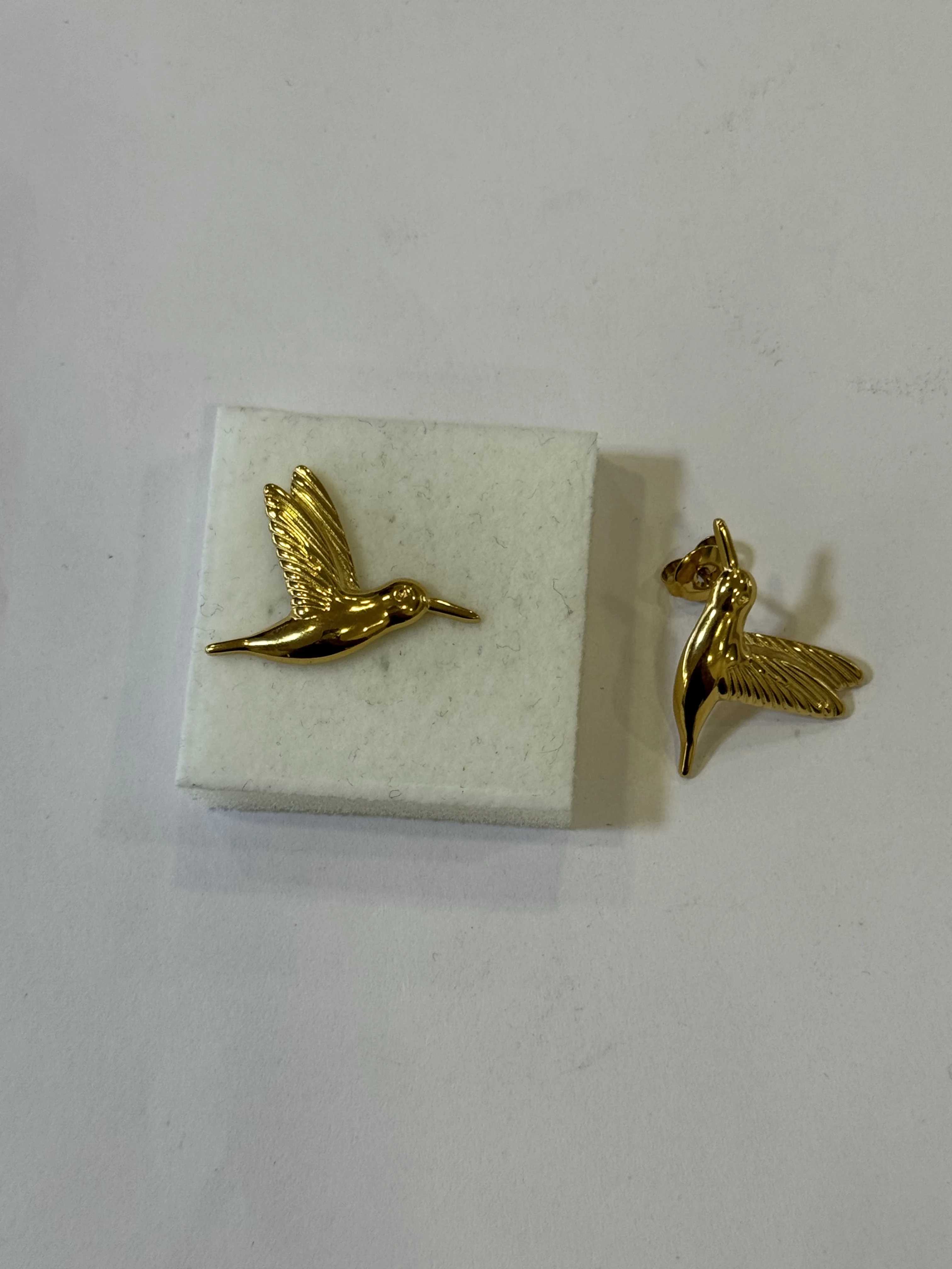 Aretes Acero Inoxidable 18k - 45