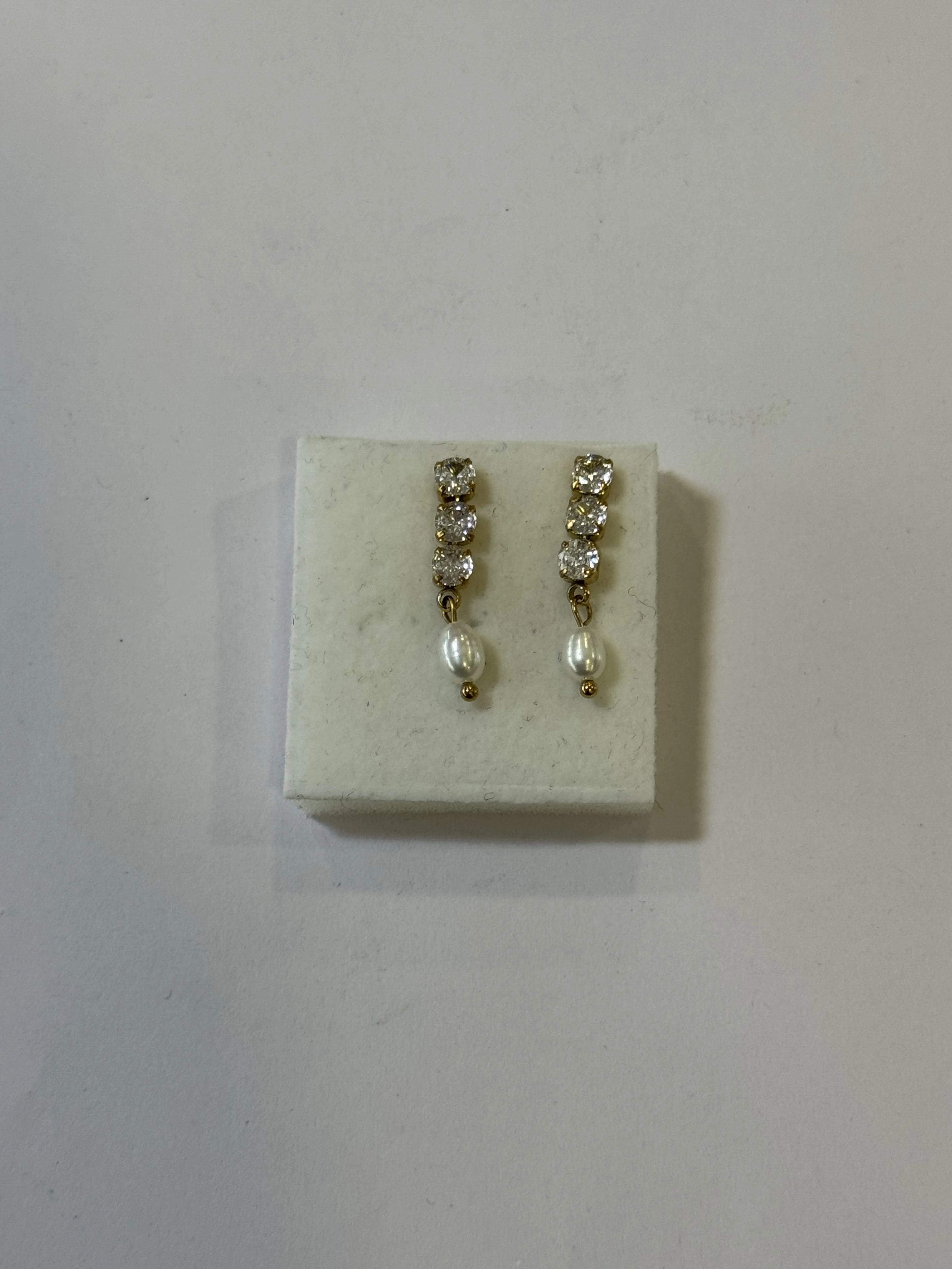 Aretes Acero Inoxidable 18k - 41