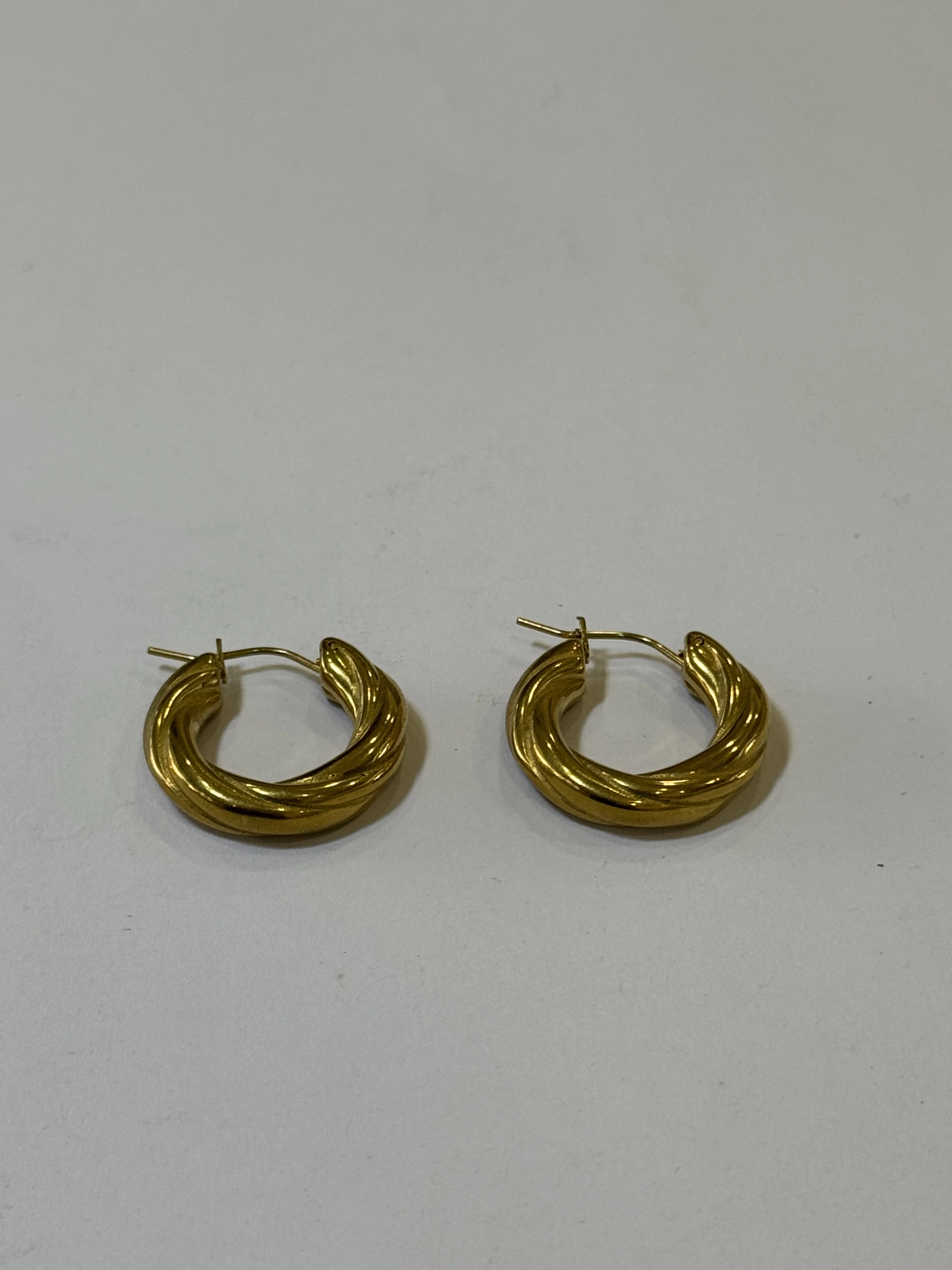 Aretes Acero Inoxidable 18k - 36