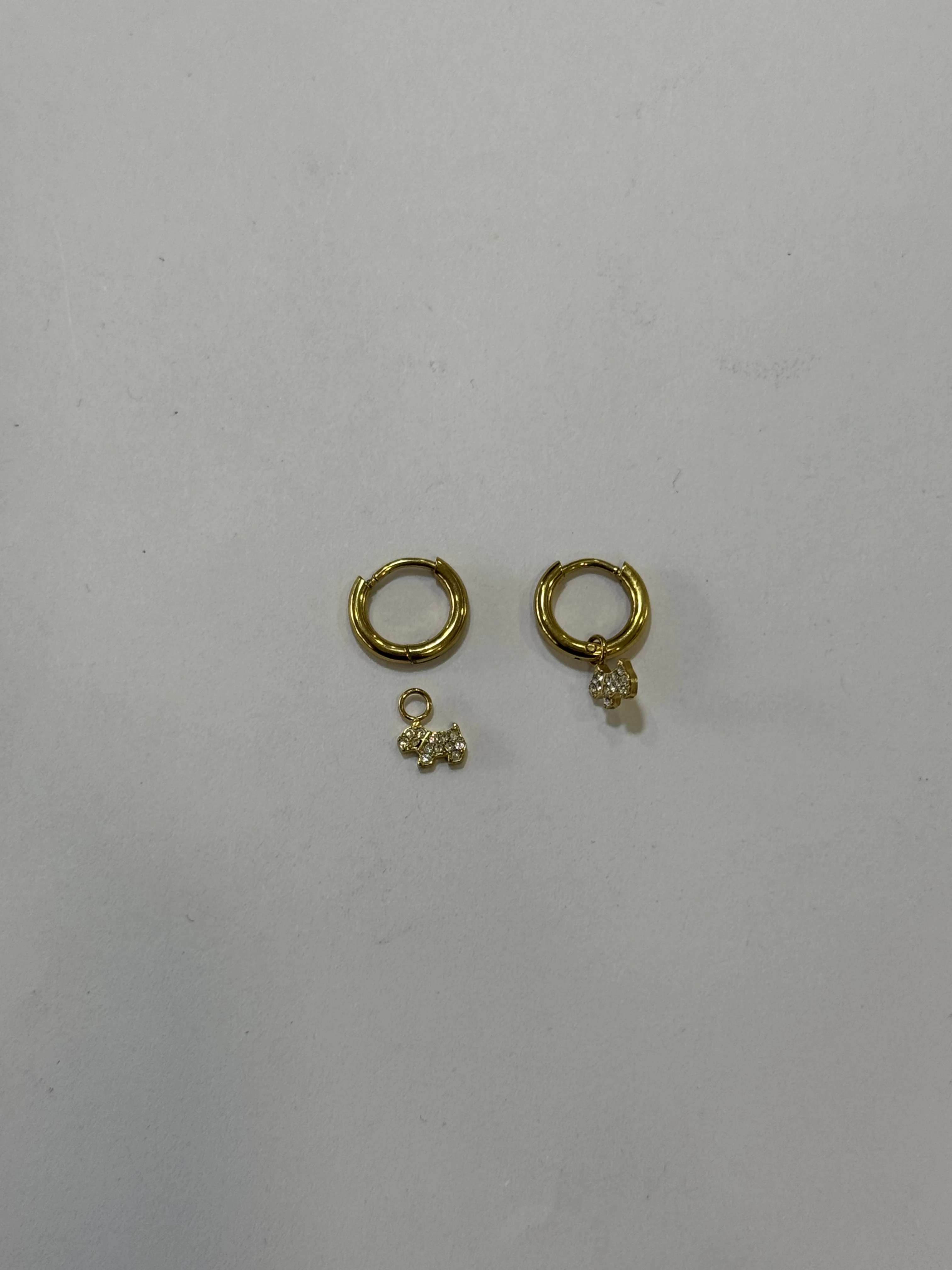 Aretes Acero Inoxidable 18k - 27
