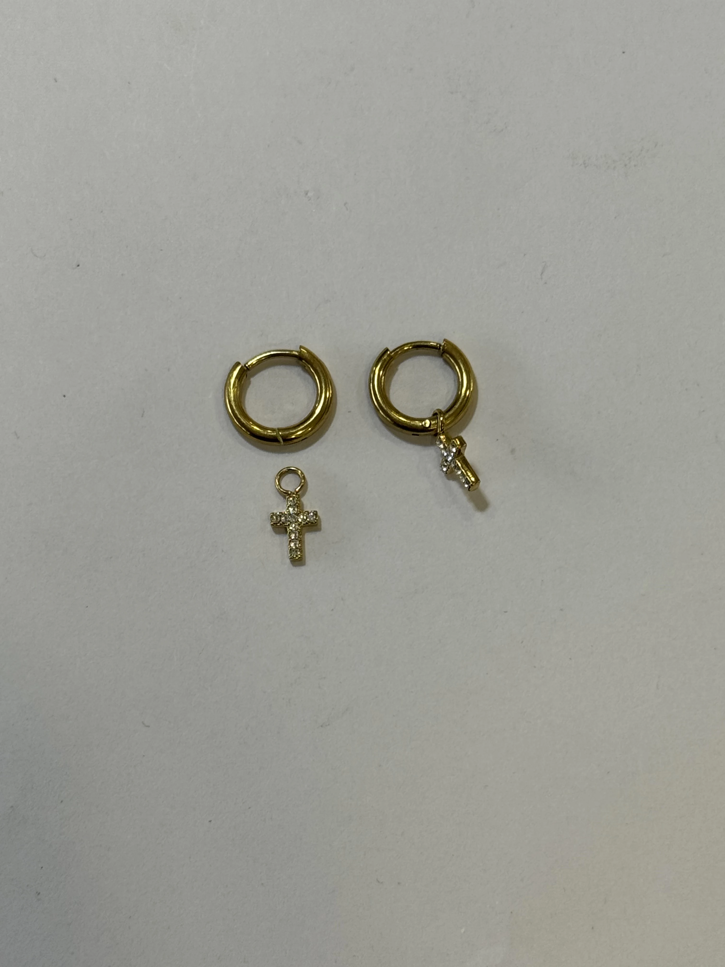 Aretes Acero Inoxidable 18k - 26