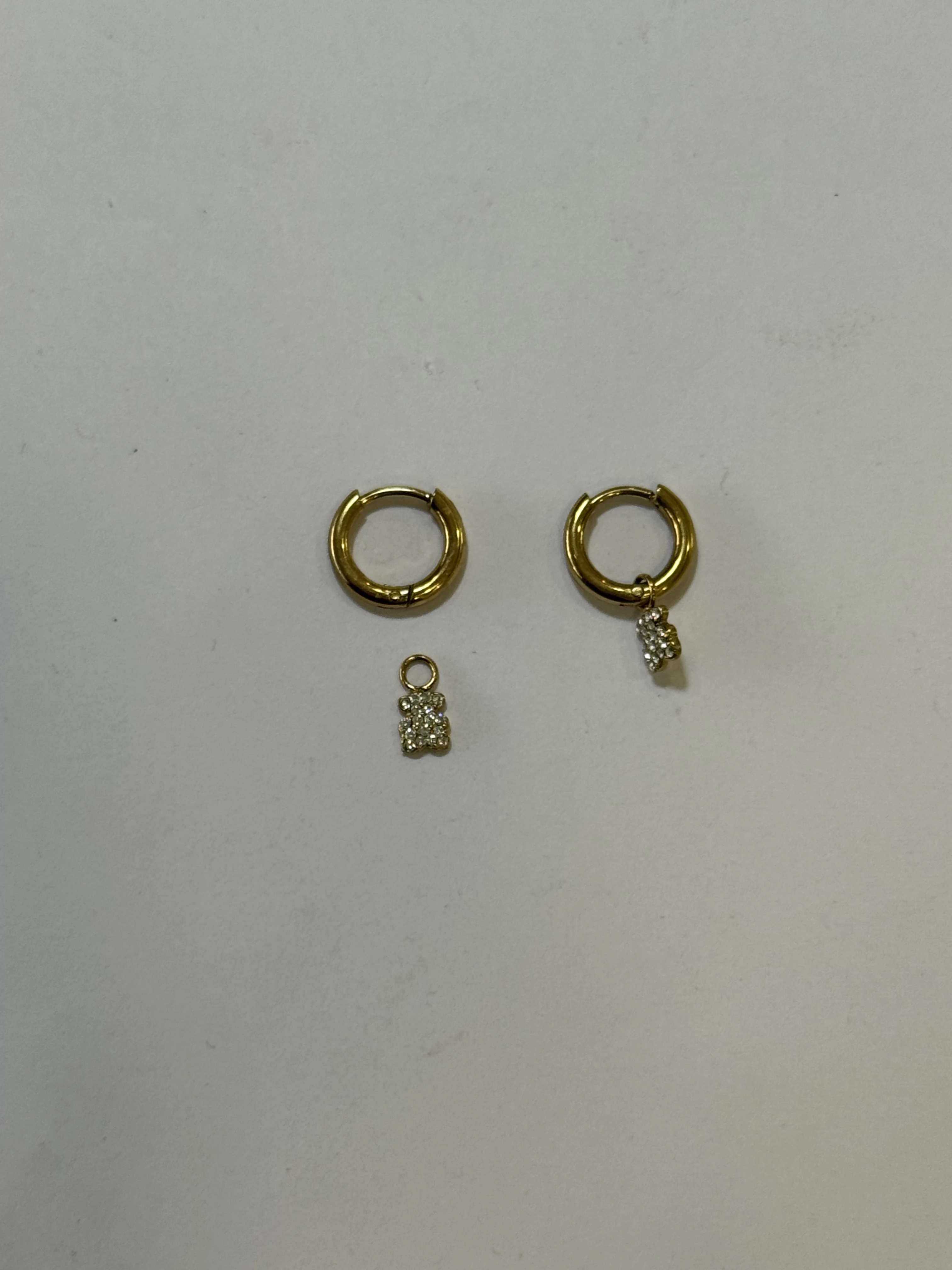 Aretes Acero Inoxidable 18k - 25