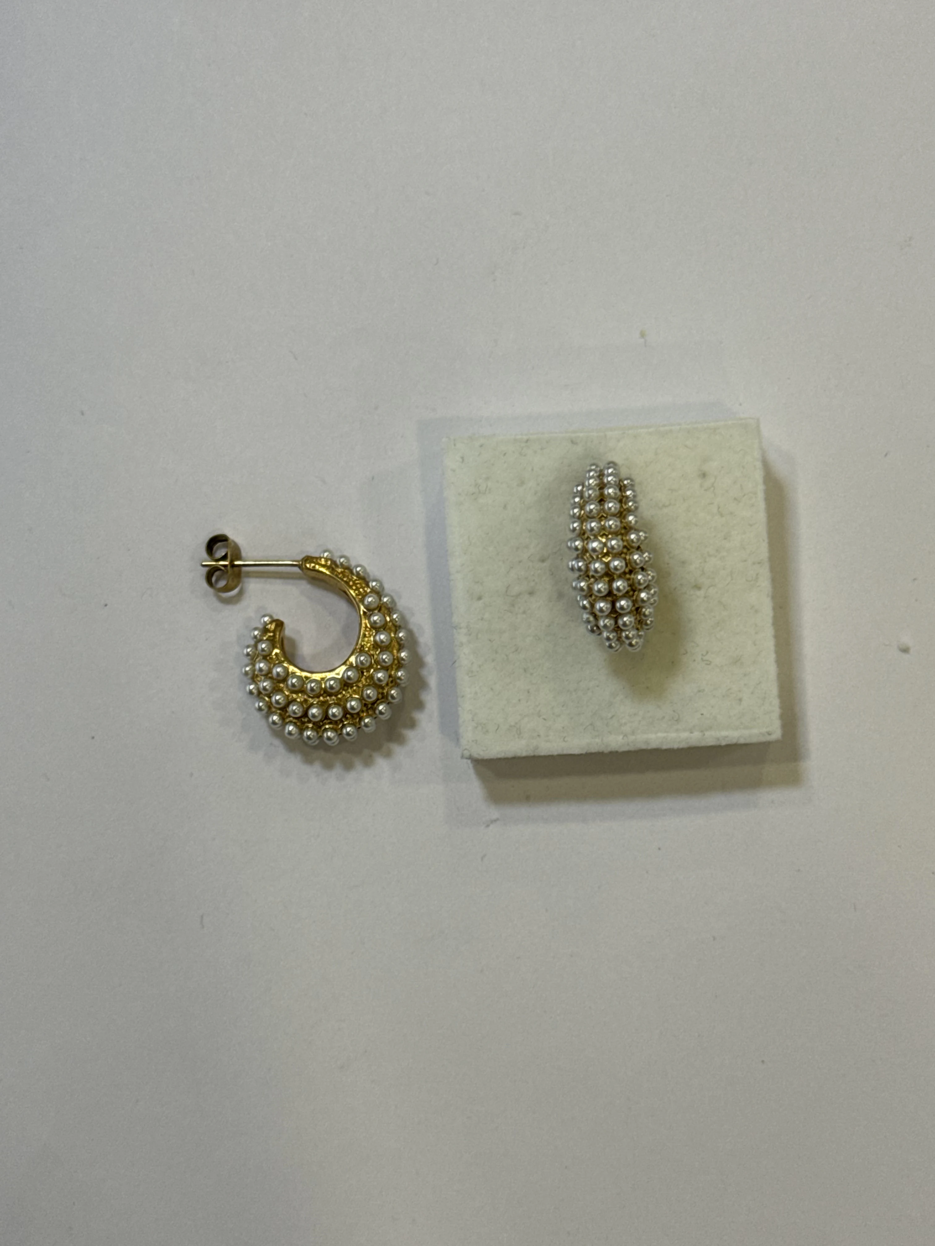 Aretes Acero Inoxidable 18k - 14