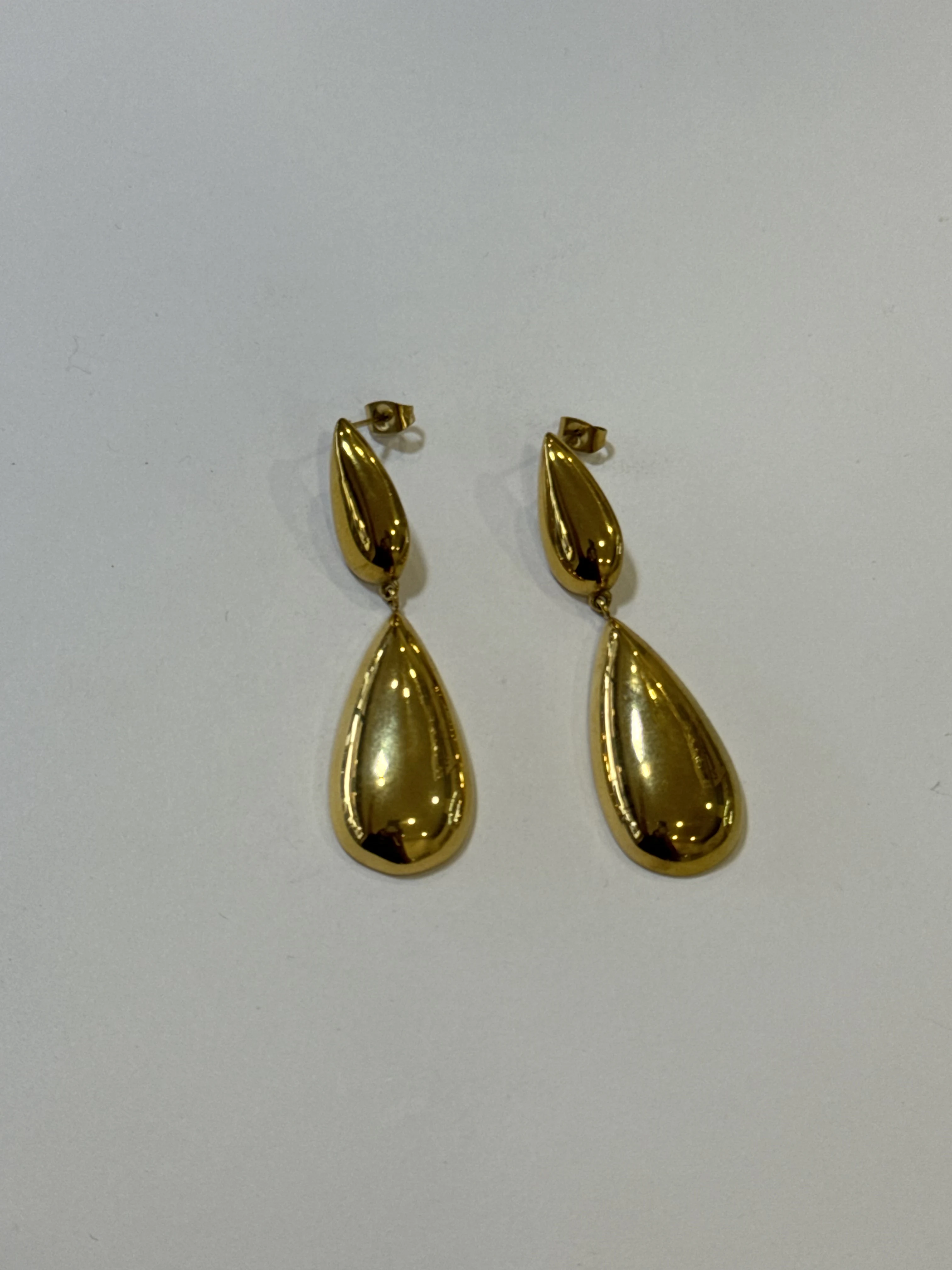 Aretes Acero Inoxidable 18k - 7