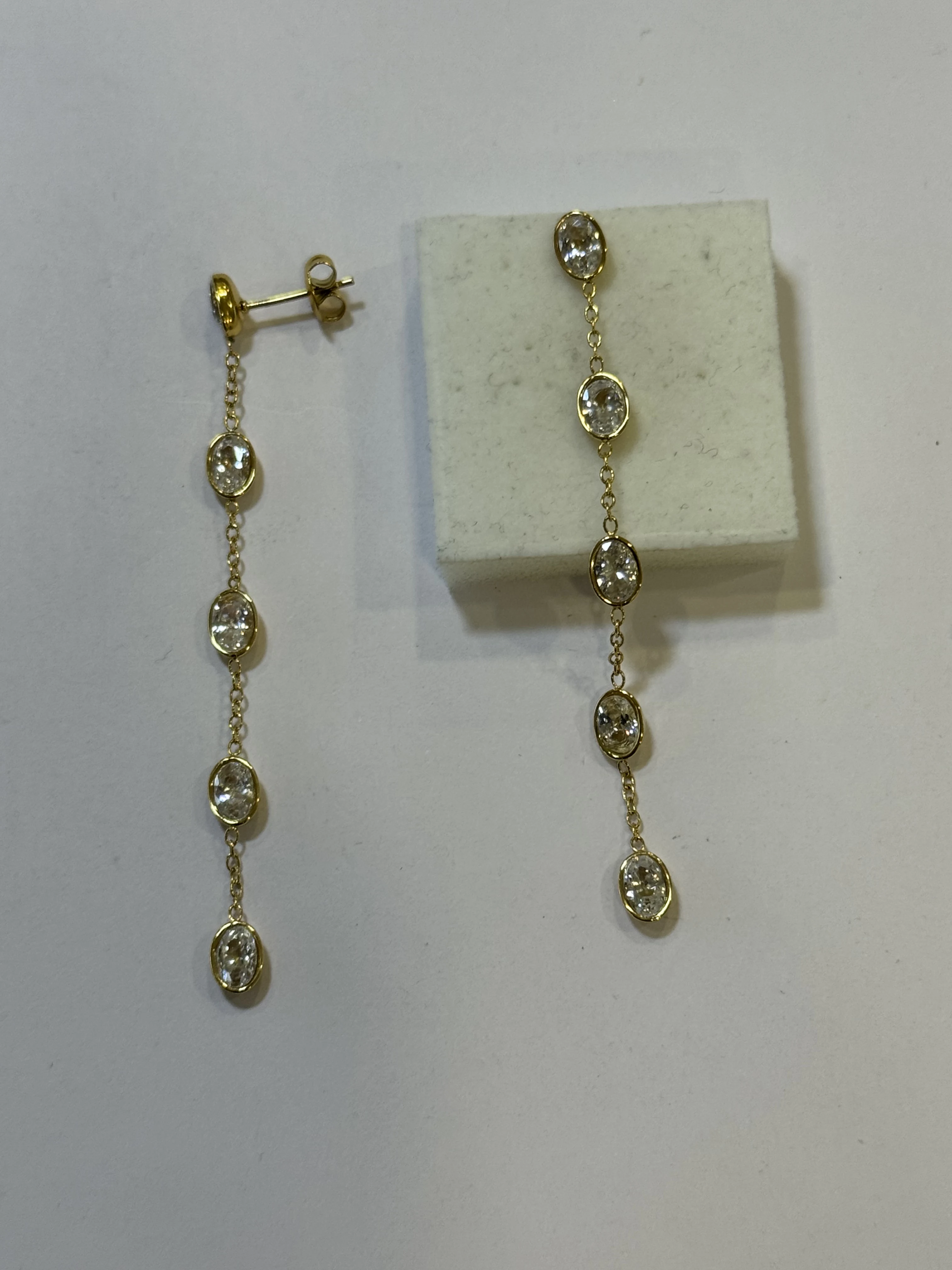 Aretes Acero Inoxidable 18k - 5