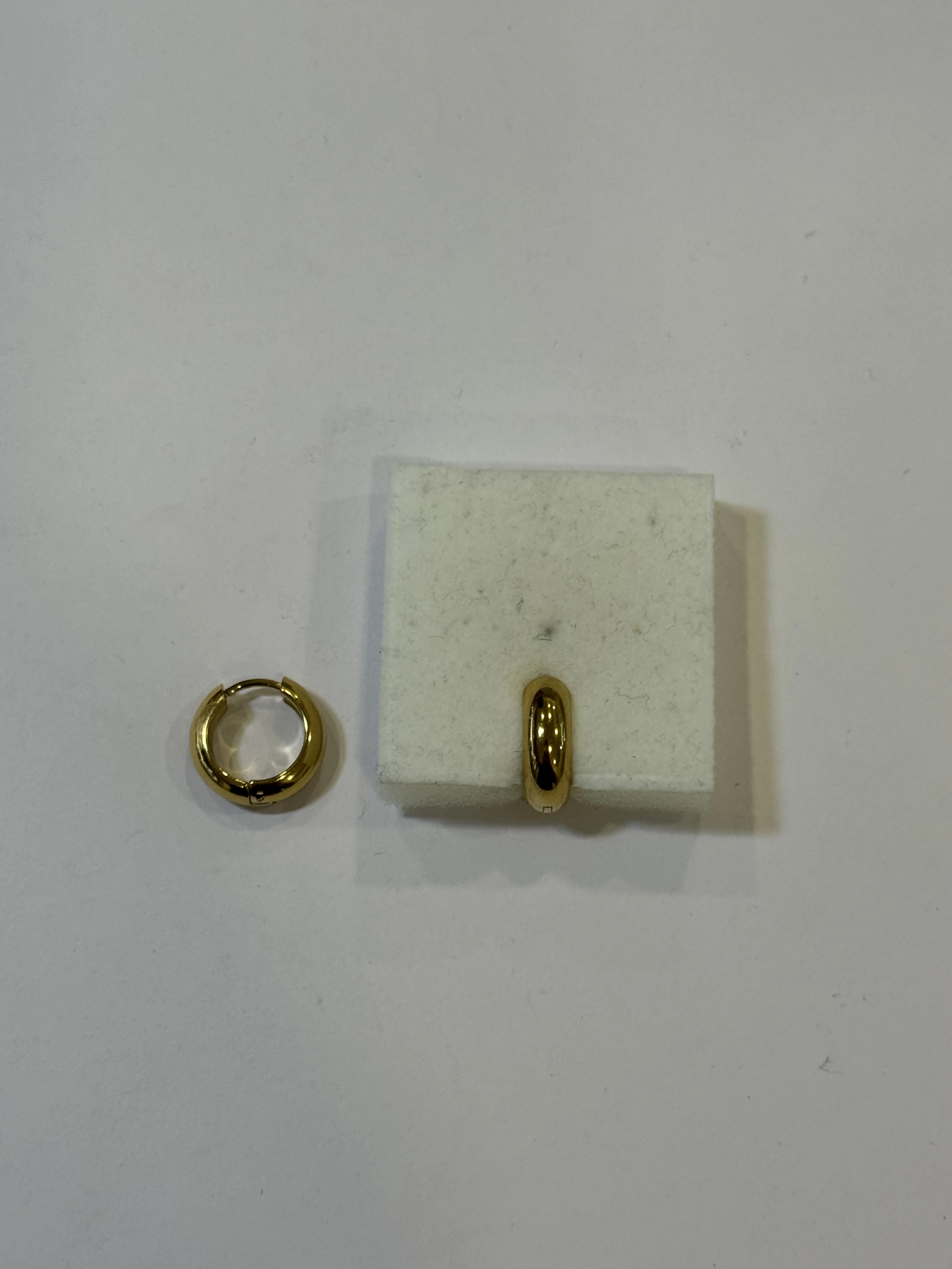 Aretes Acero Inoxidable 18k - 3