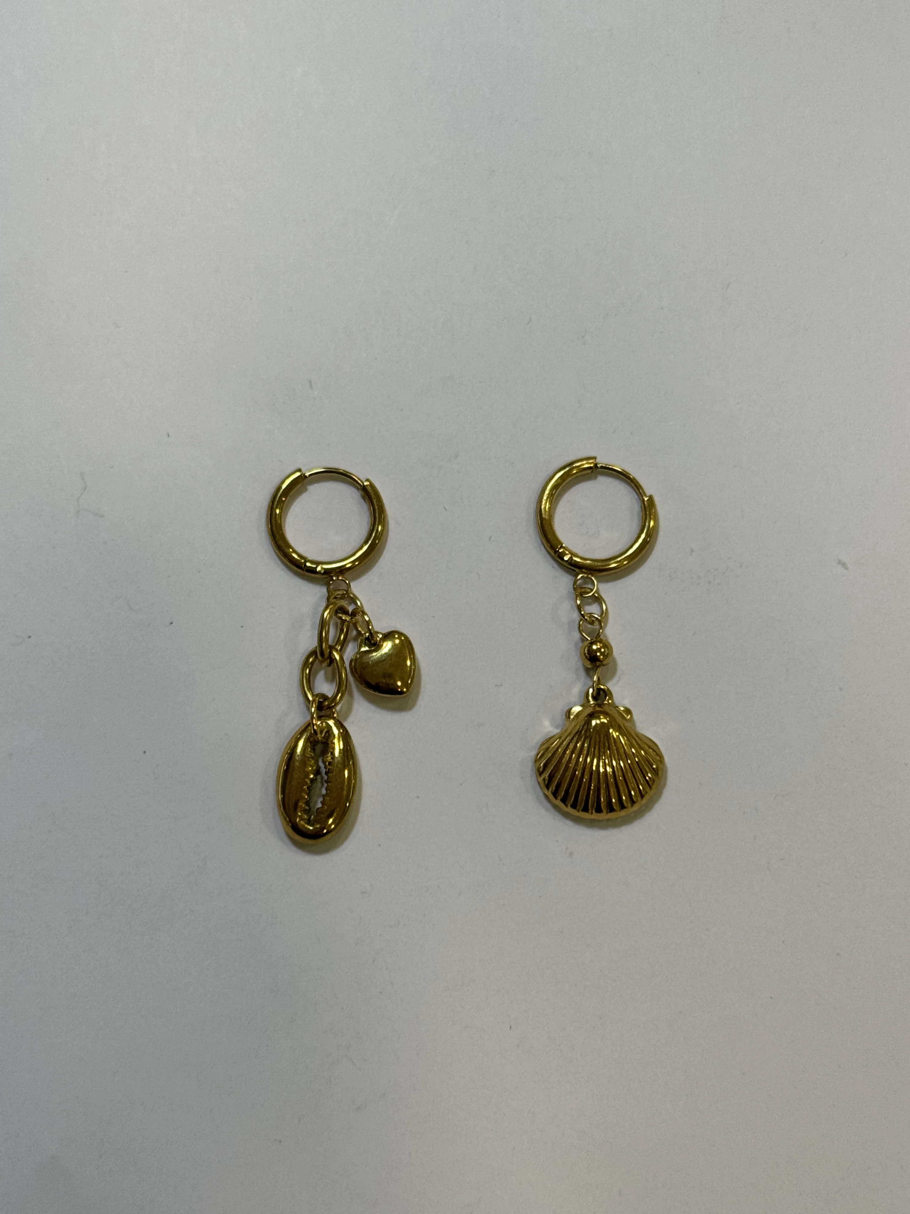 Aretes Acero Inoxidable 18k - 1