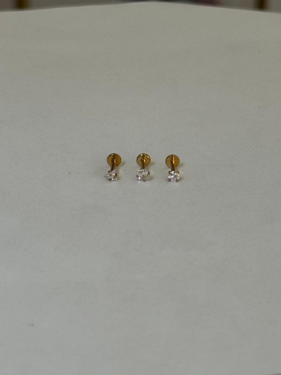 Piercing de acero quirúrgico grado implante 316L - 48