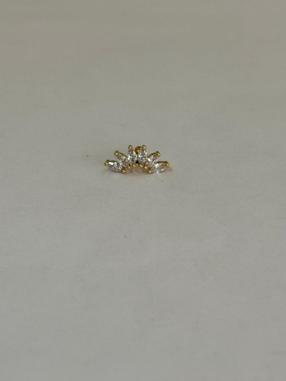 Piercing de acero quirúrgico grado implante 316L - 46