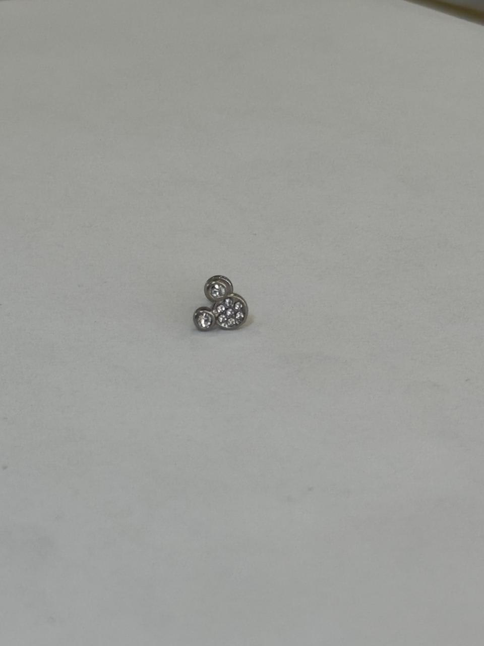 Piercing de acero quirúrgico grado implante 316L - 37