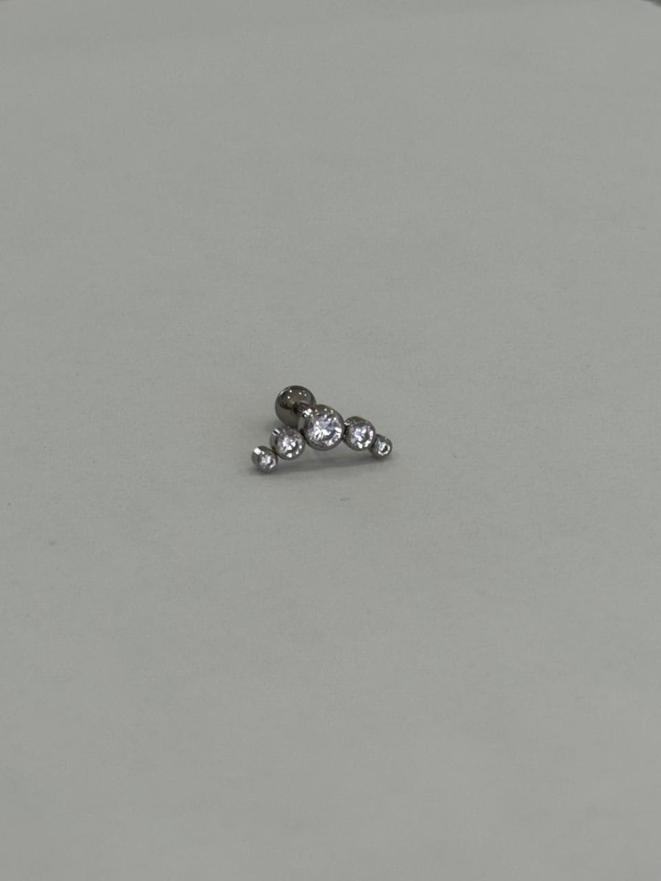Piercing de acero quirúrgico grado implante 316L - 34